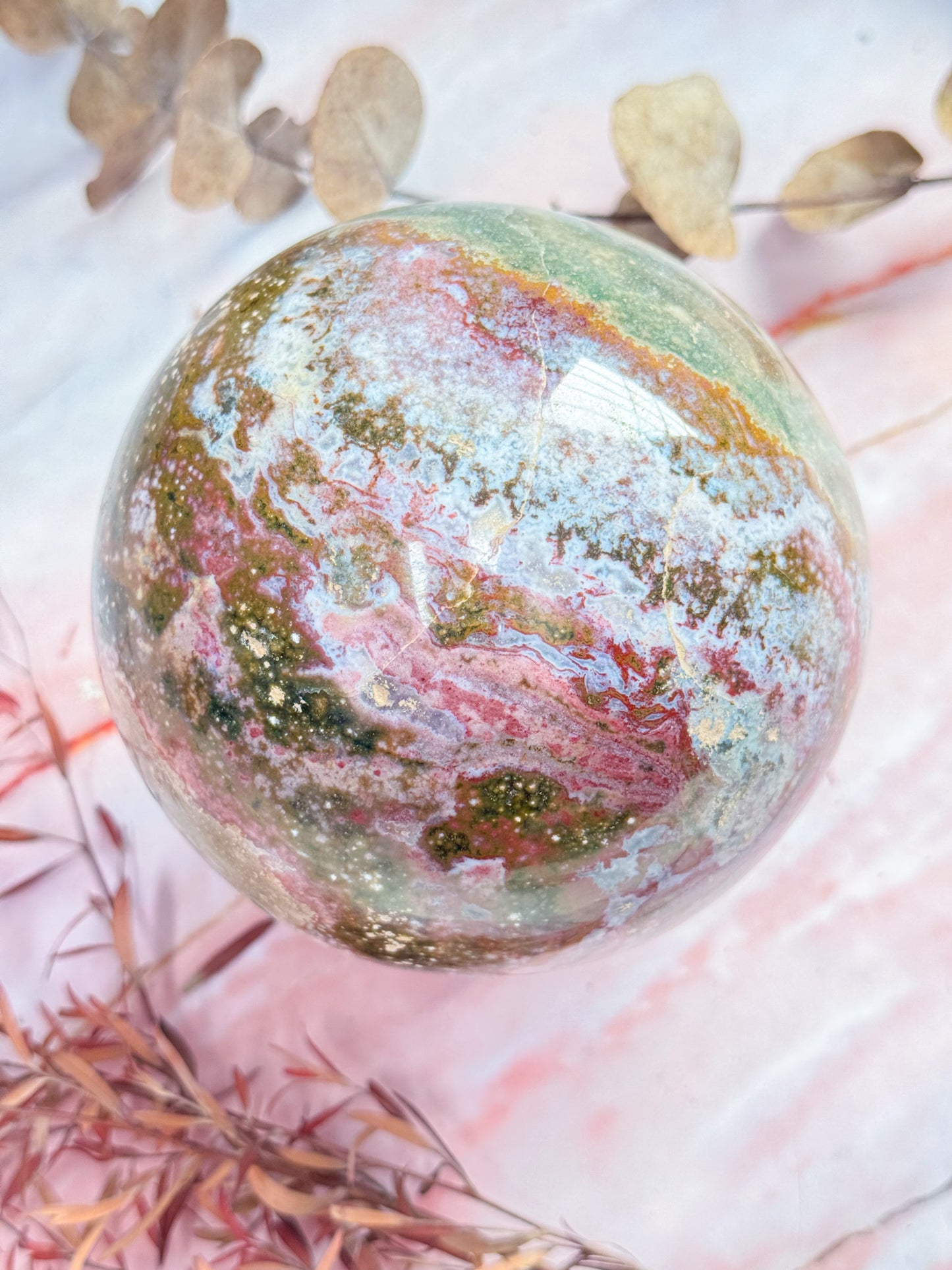 Ocean Jasper Sphere