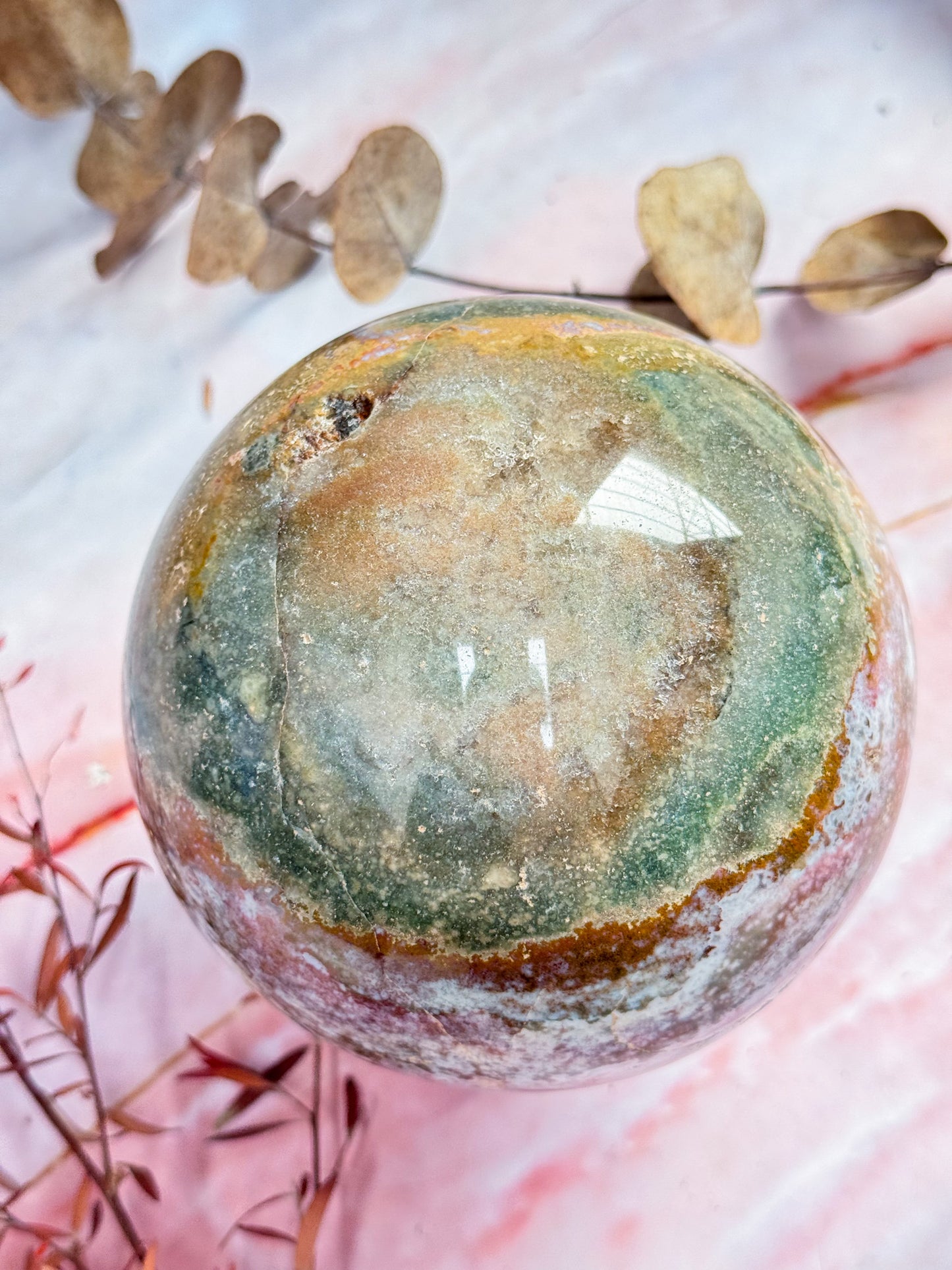 Ocean Jasper Sphere