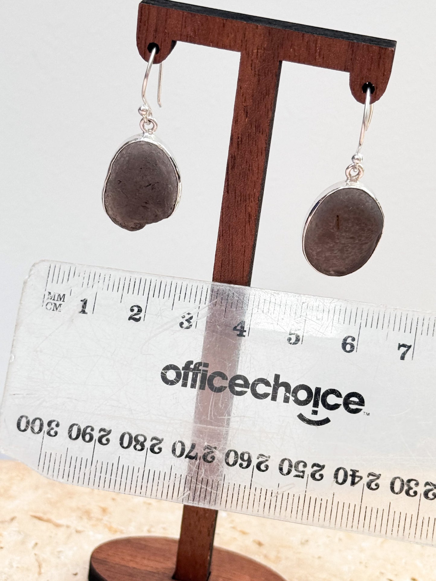 Saffordite 'Tektite' Earrings