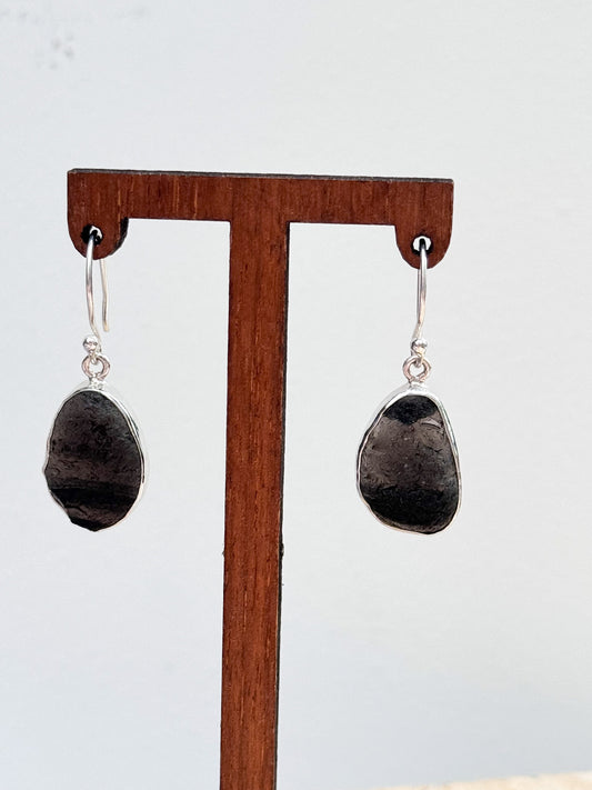 Saffordite 'Tektite' Earrings