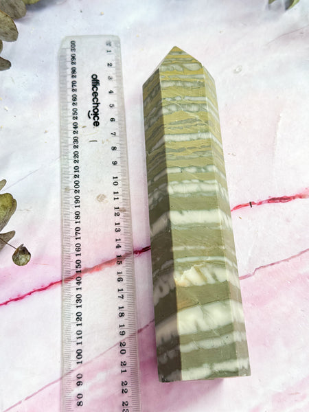 Banded Jasper Point - Damaged