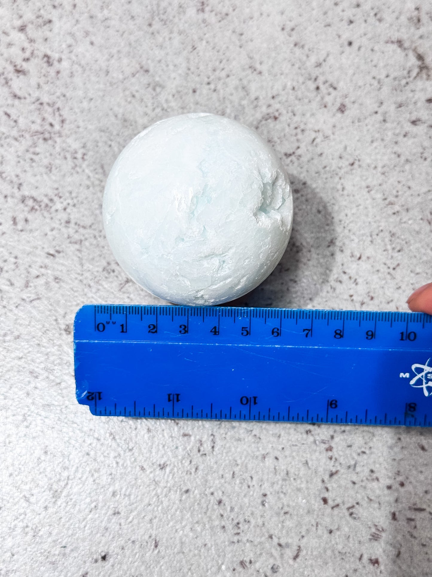 Blue Aragonite Sphere