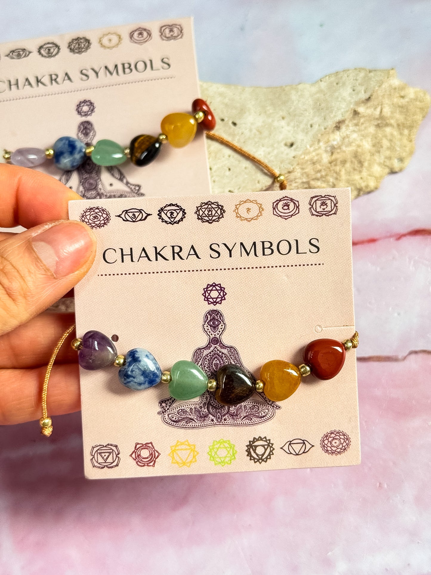 Chakra Heart Bracelets