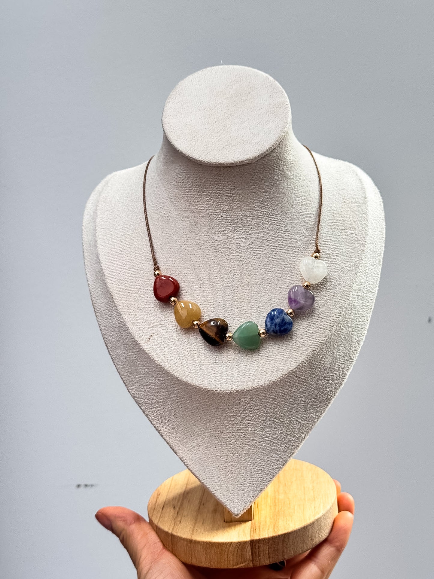 Chakra Heart Necklaces