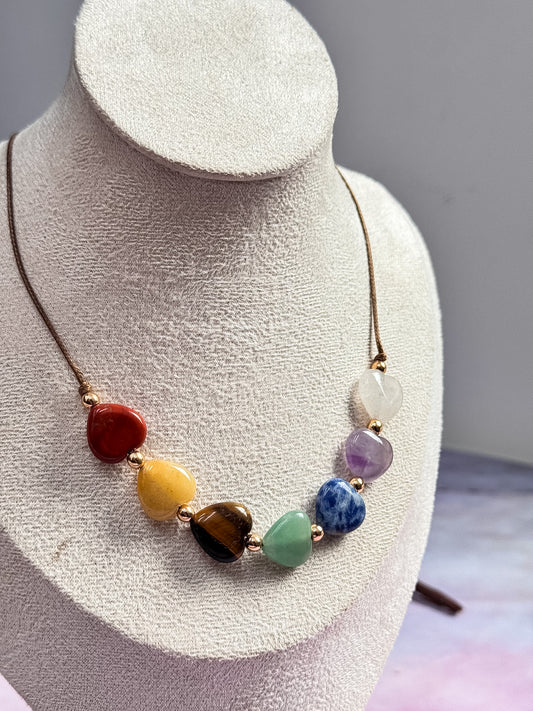 Chakra Heart Necklaces