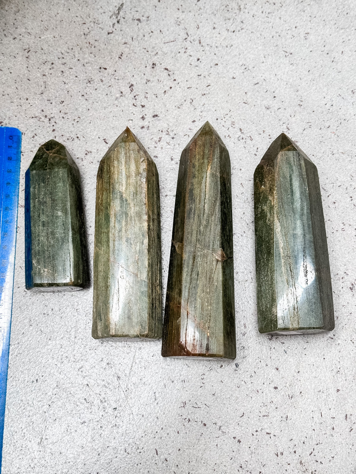 Fuschite in Quartz Towers