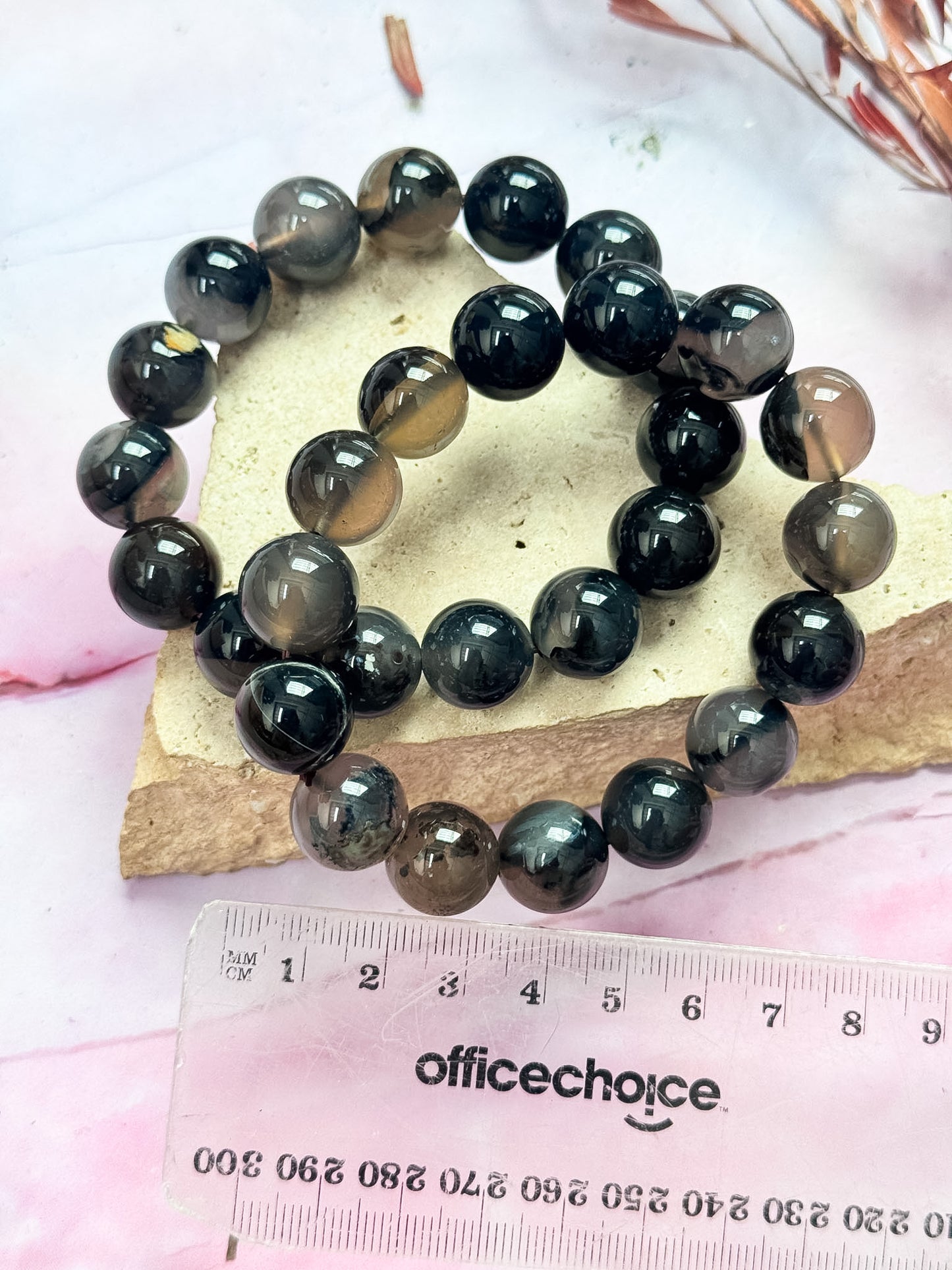 Chunky Volcanic Agate Bracelets