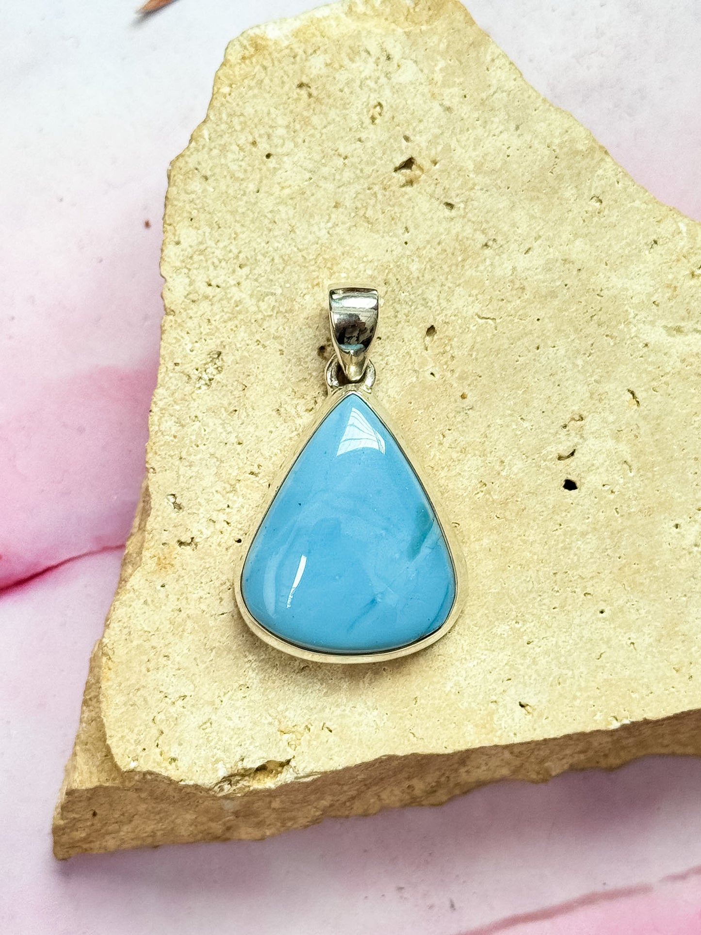 Owyhee Blue Opal Pendants