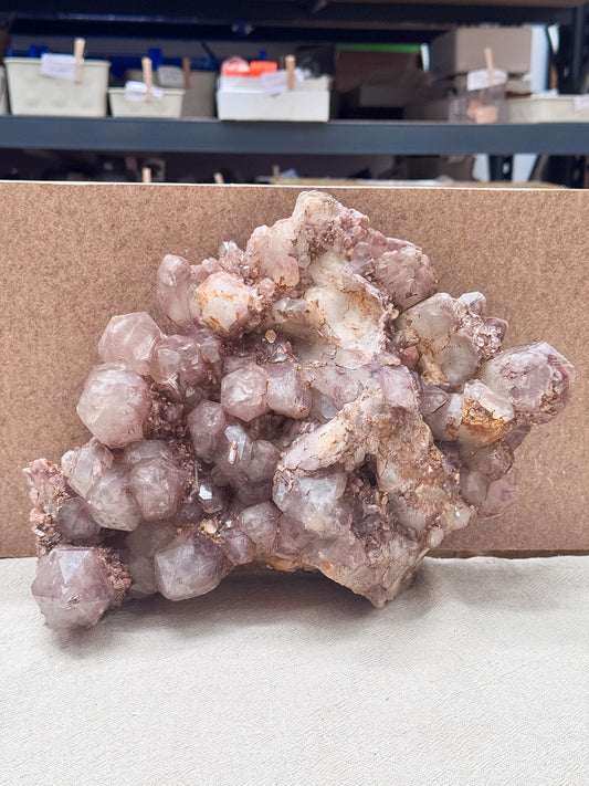 Large Fire Quartz Cluster