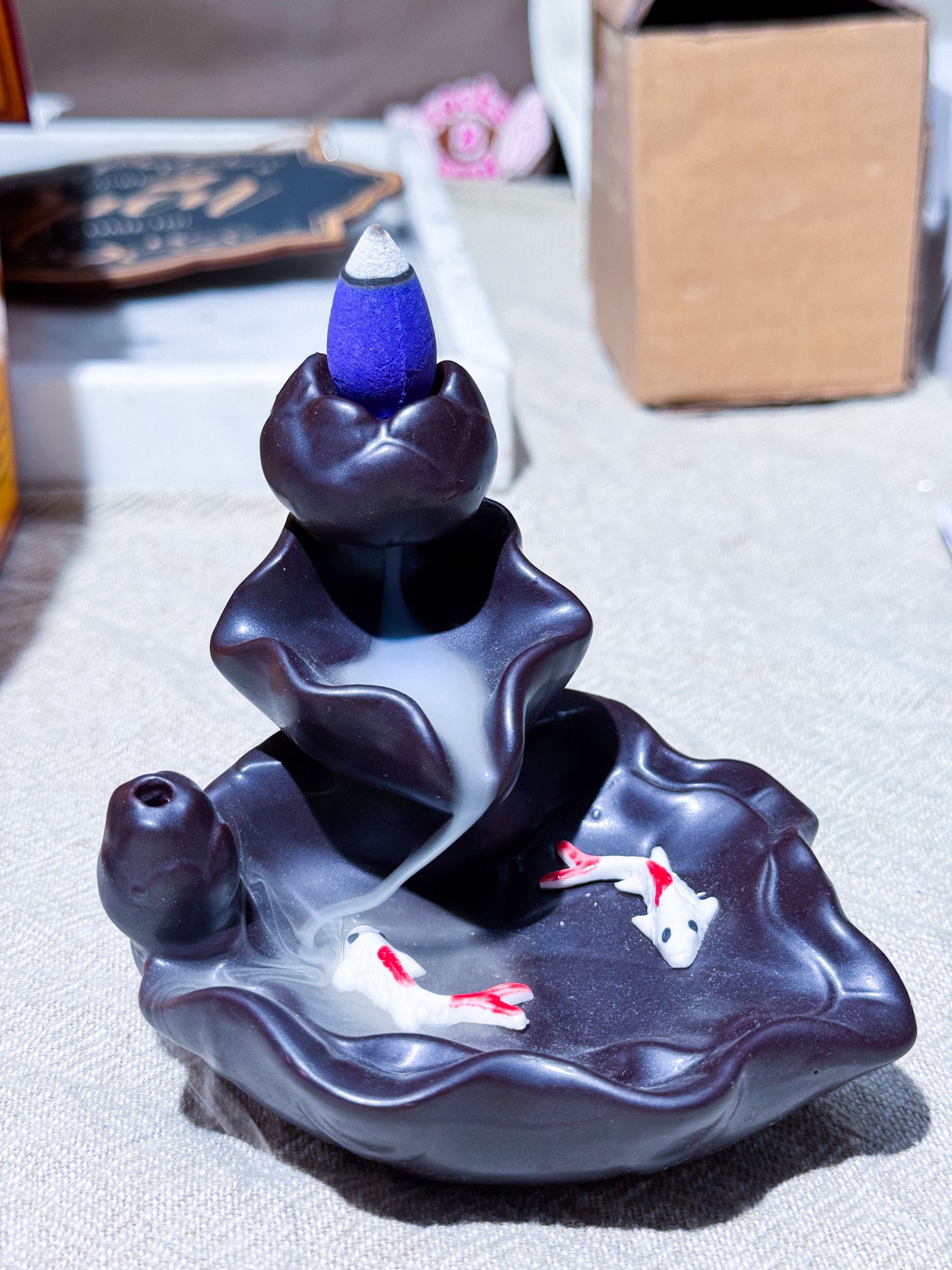 Backflow Incense Holders - Koi Fishpond