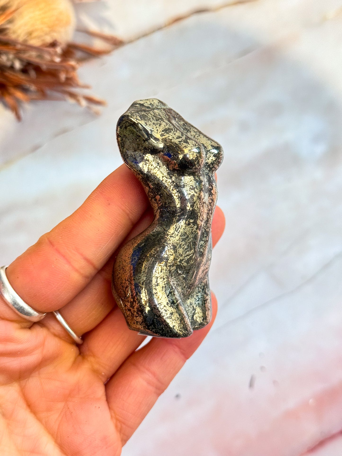 Chalcopyrite Body Carving