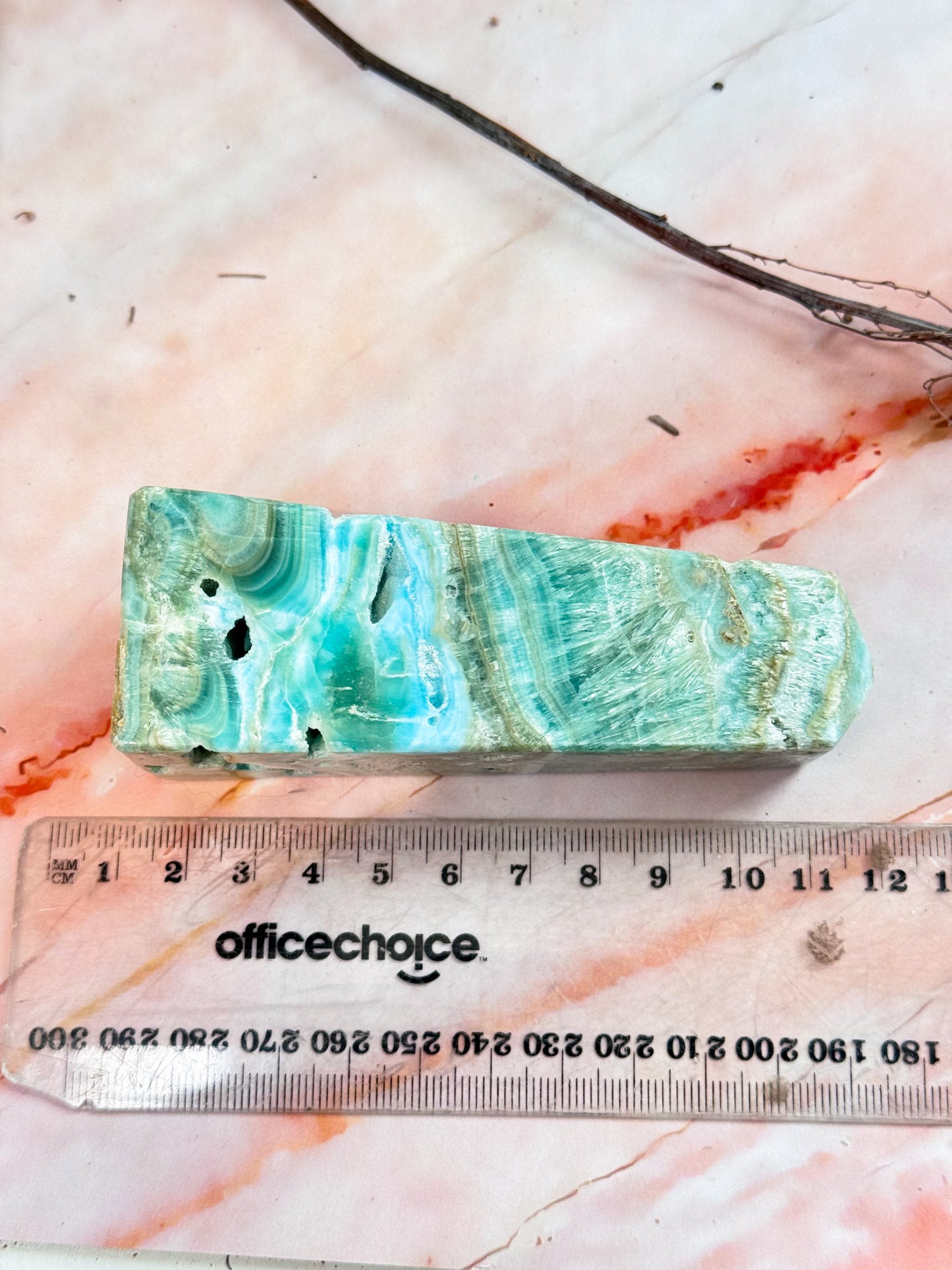 Blue Aragonite Point
