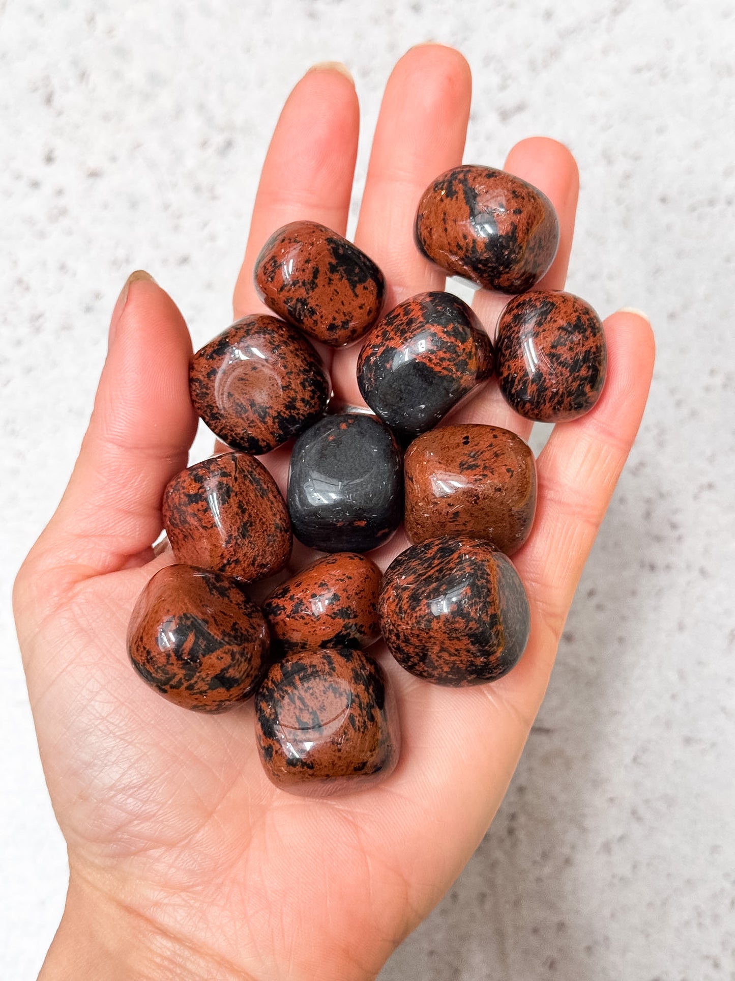 Mahogony Obsidian Tumbles