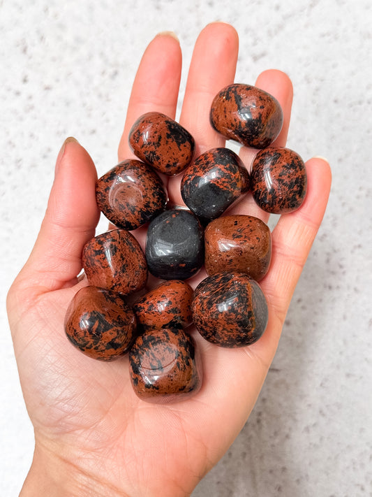 Mahogony Obsidian Tumbles