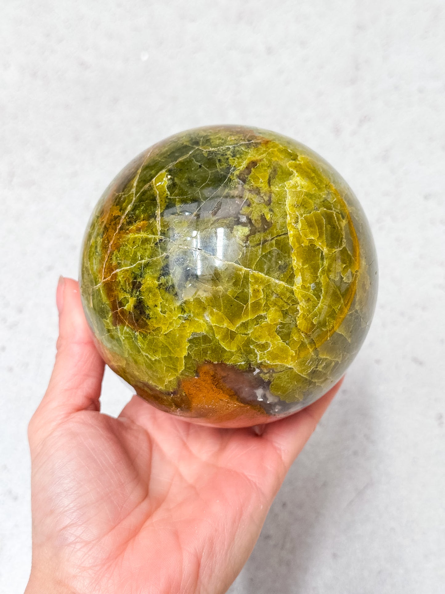 Green Opal Sphere