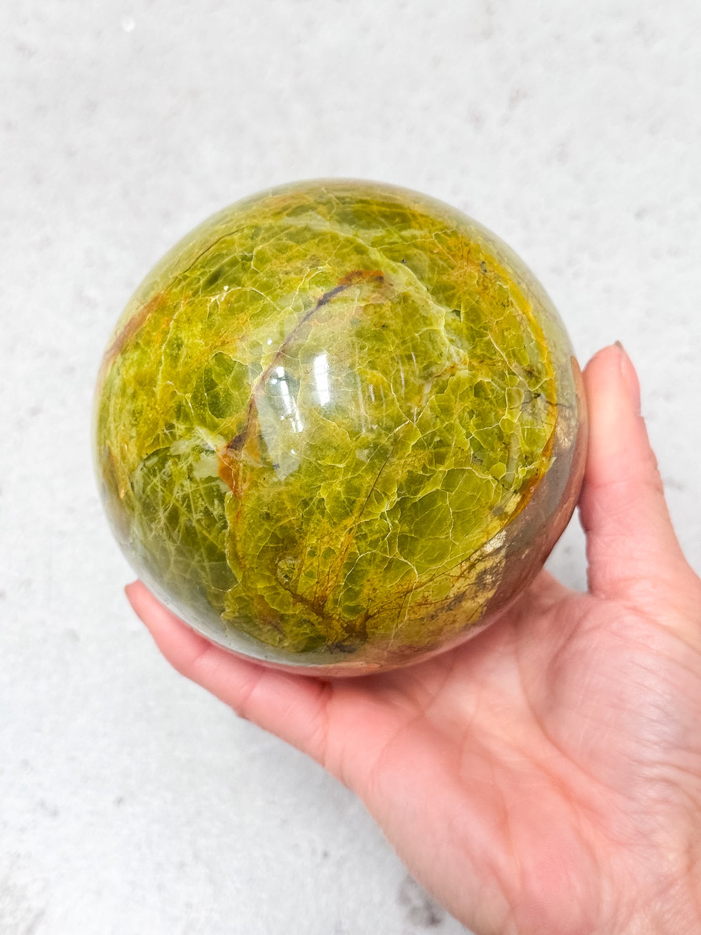 Green Opal Sphere