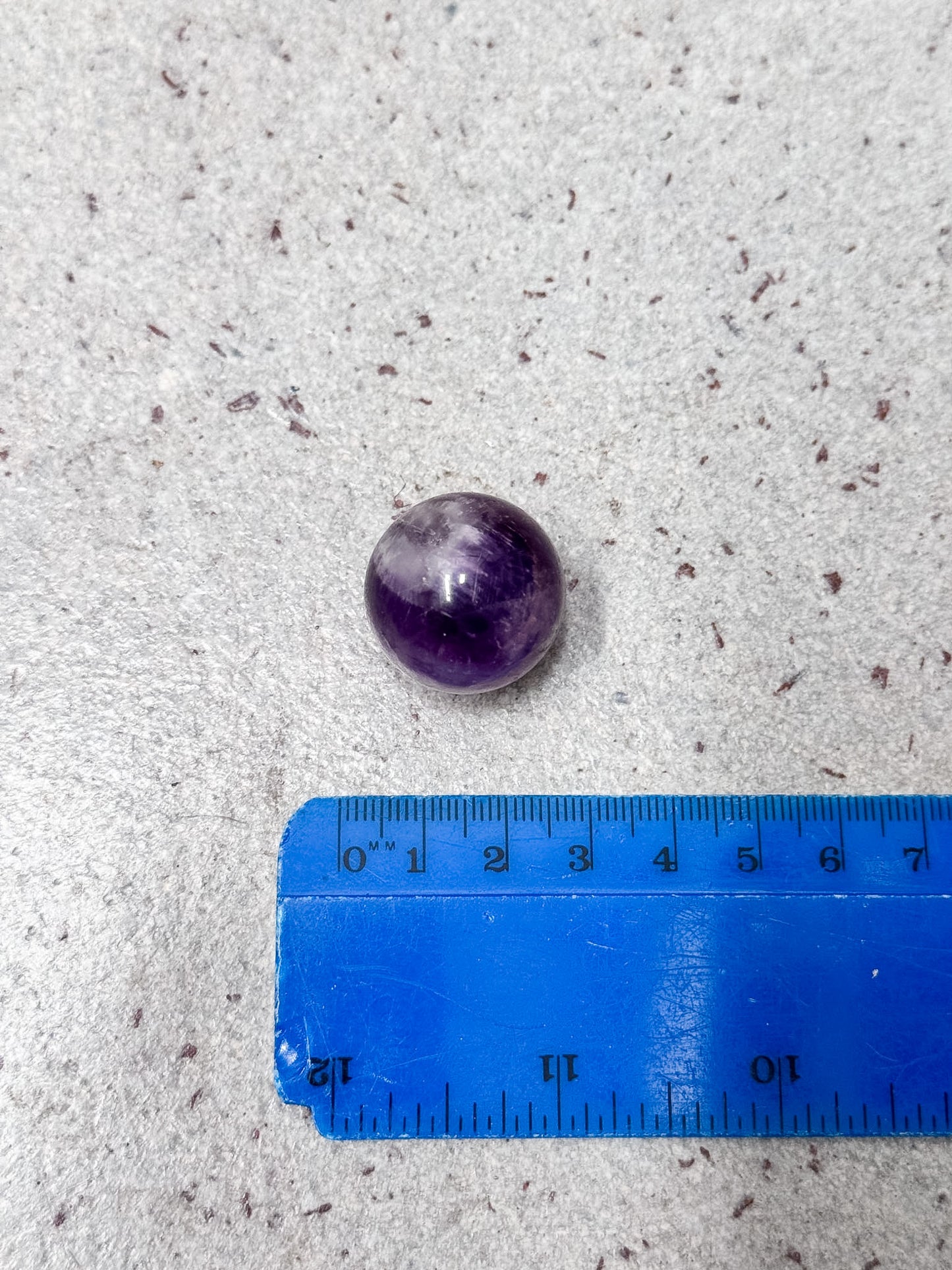 Chevron Amethyst Spheres