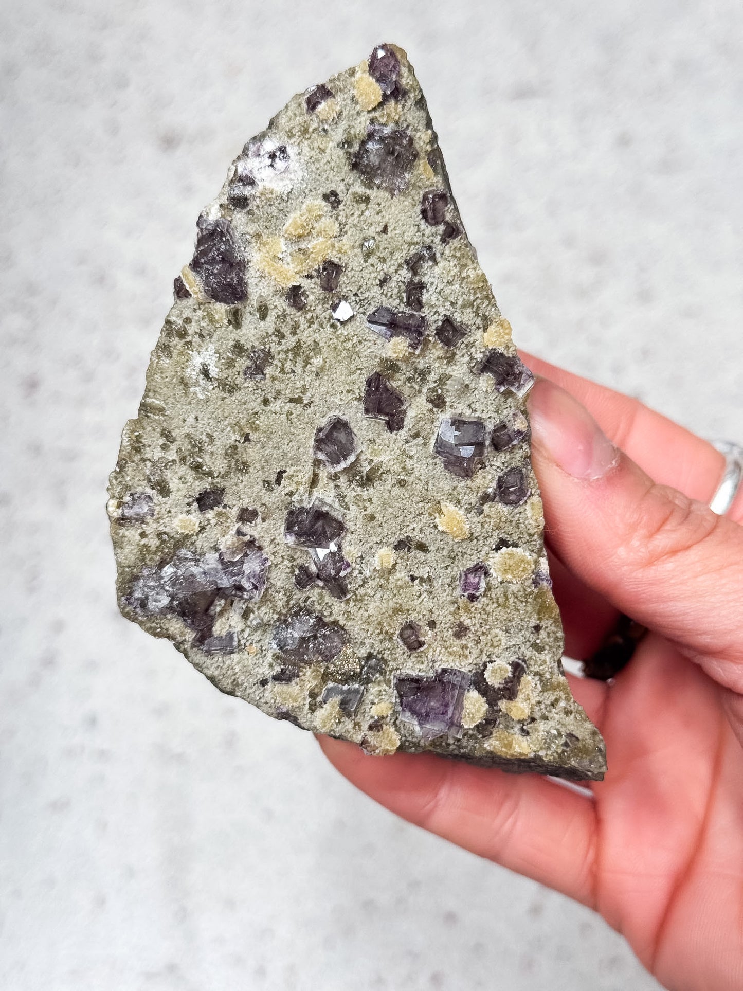 Mongolian Fluorite Cluster