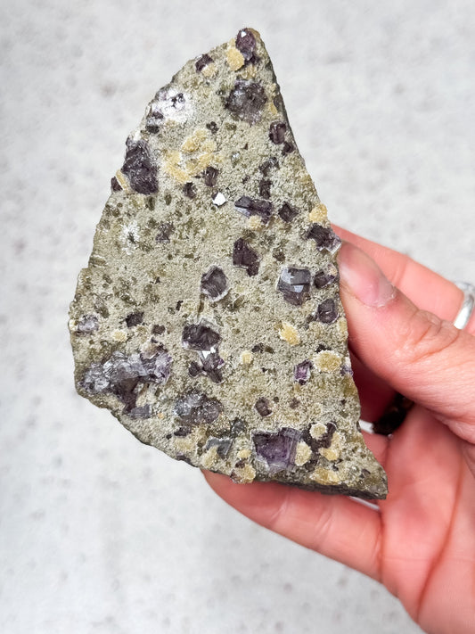 Mongolian Fluorite Cluster