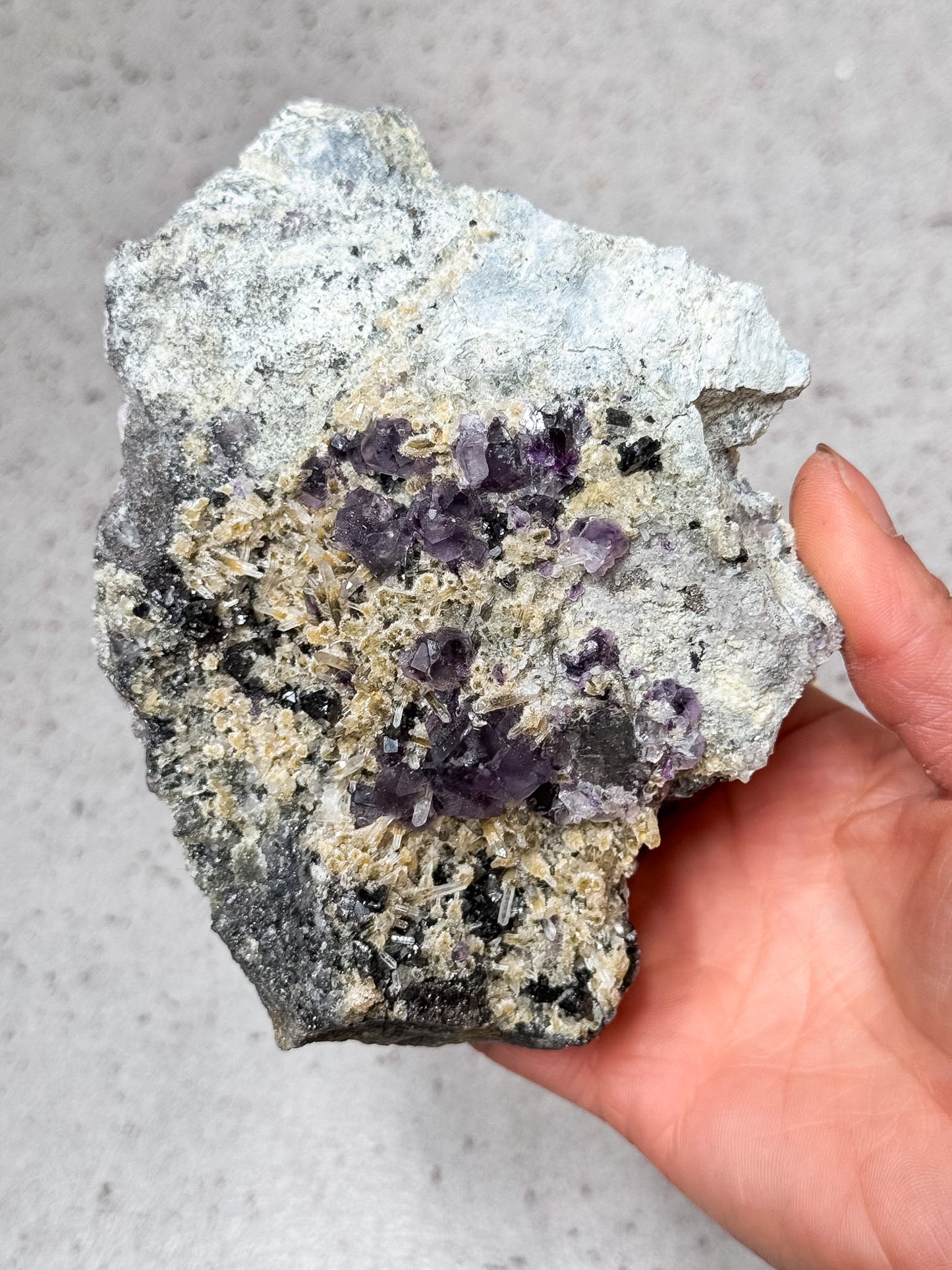 Mongolian Fluorite Cluster