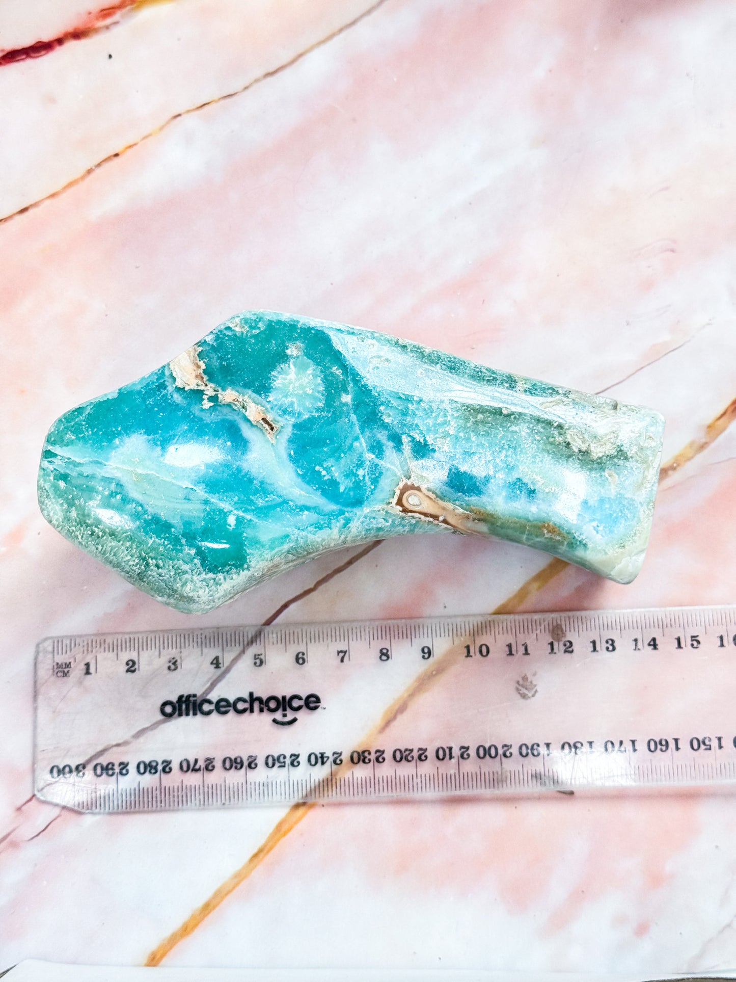 Blue Aragonite Freeform