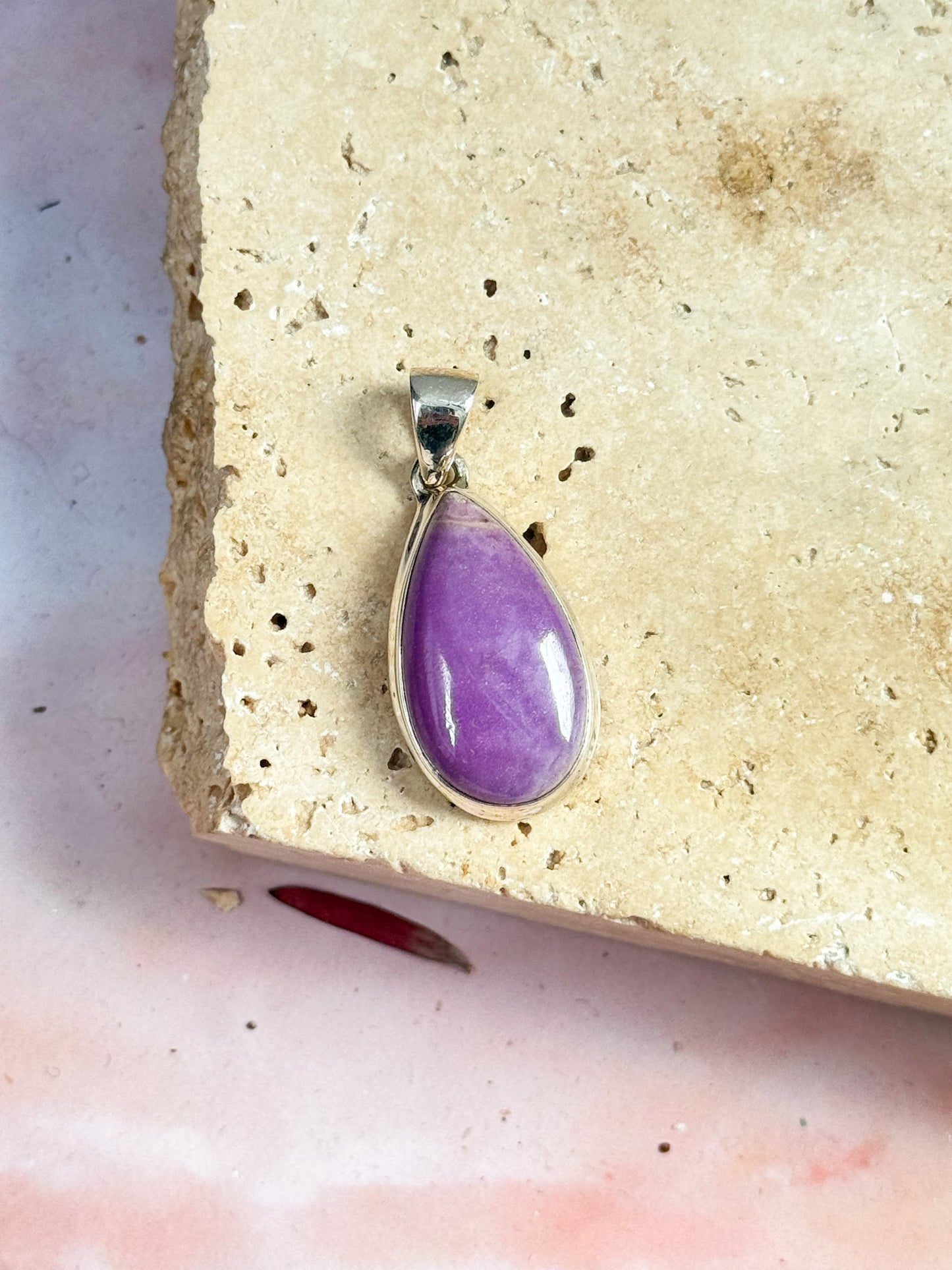 Phosphosiderite Pendants