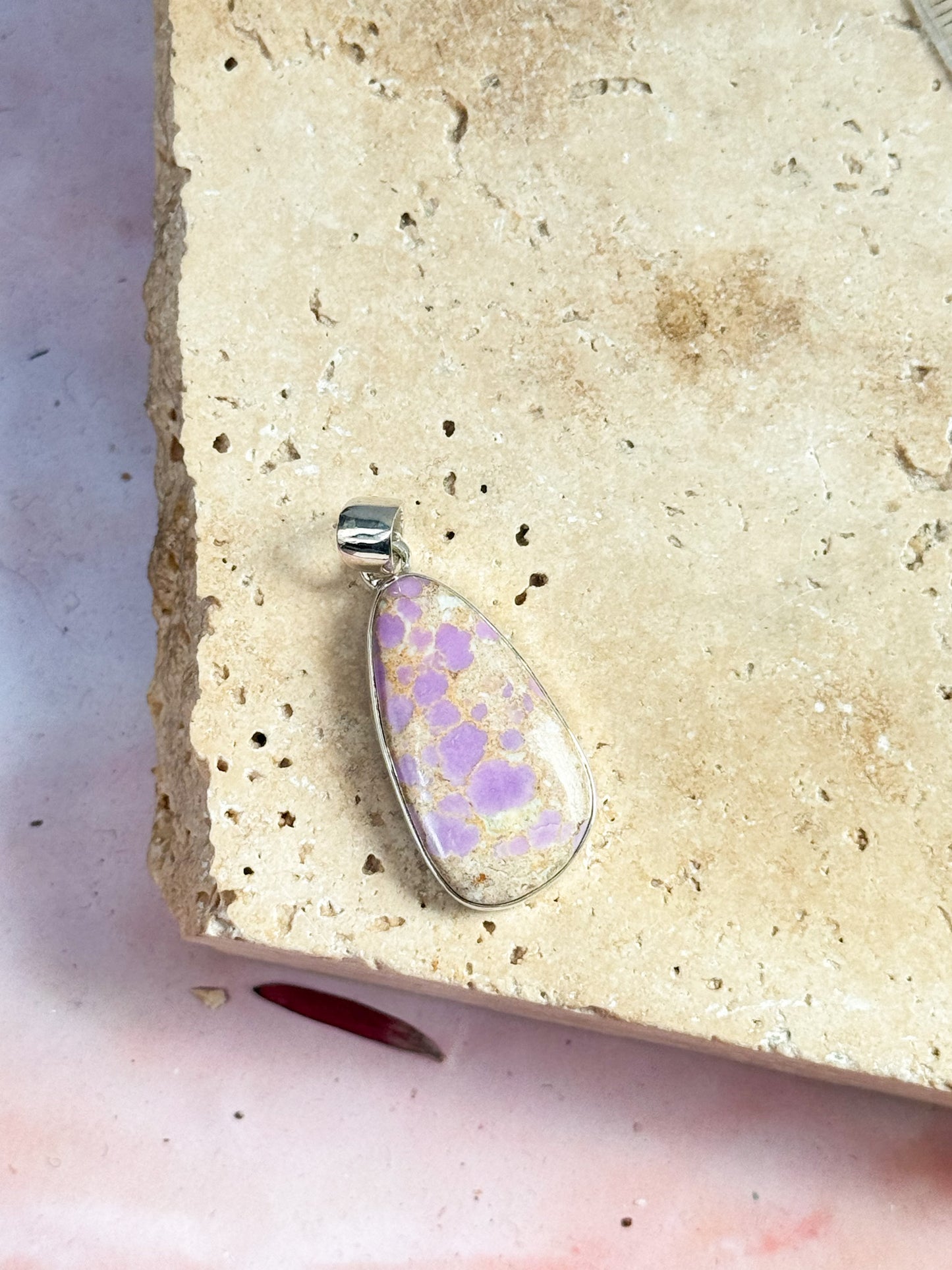 Phosphosiderite Pendants