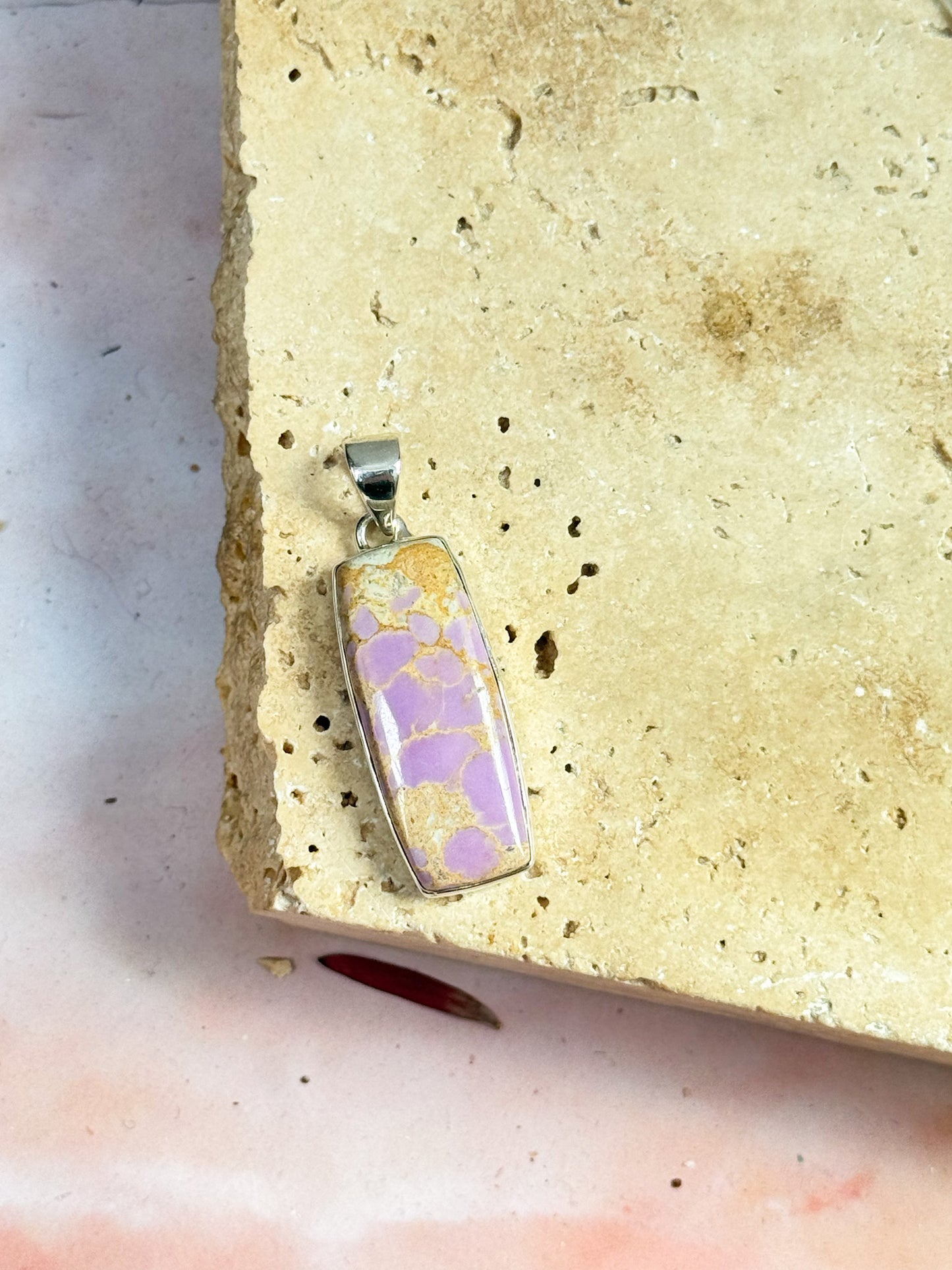 Phosphosiderite Pendants