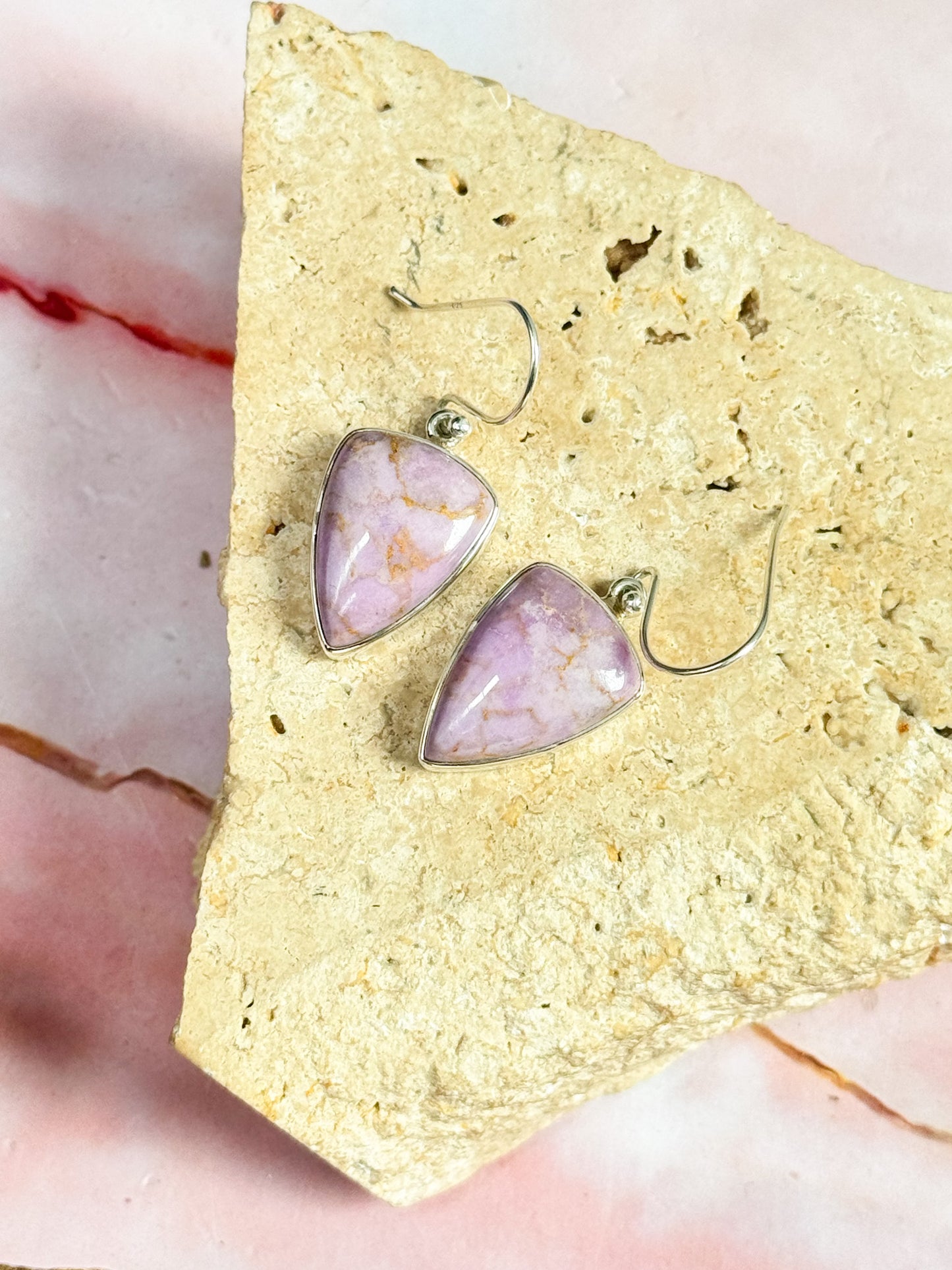 Phosphosiderite Earrings #1