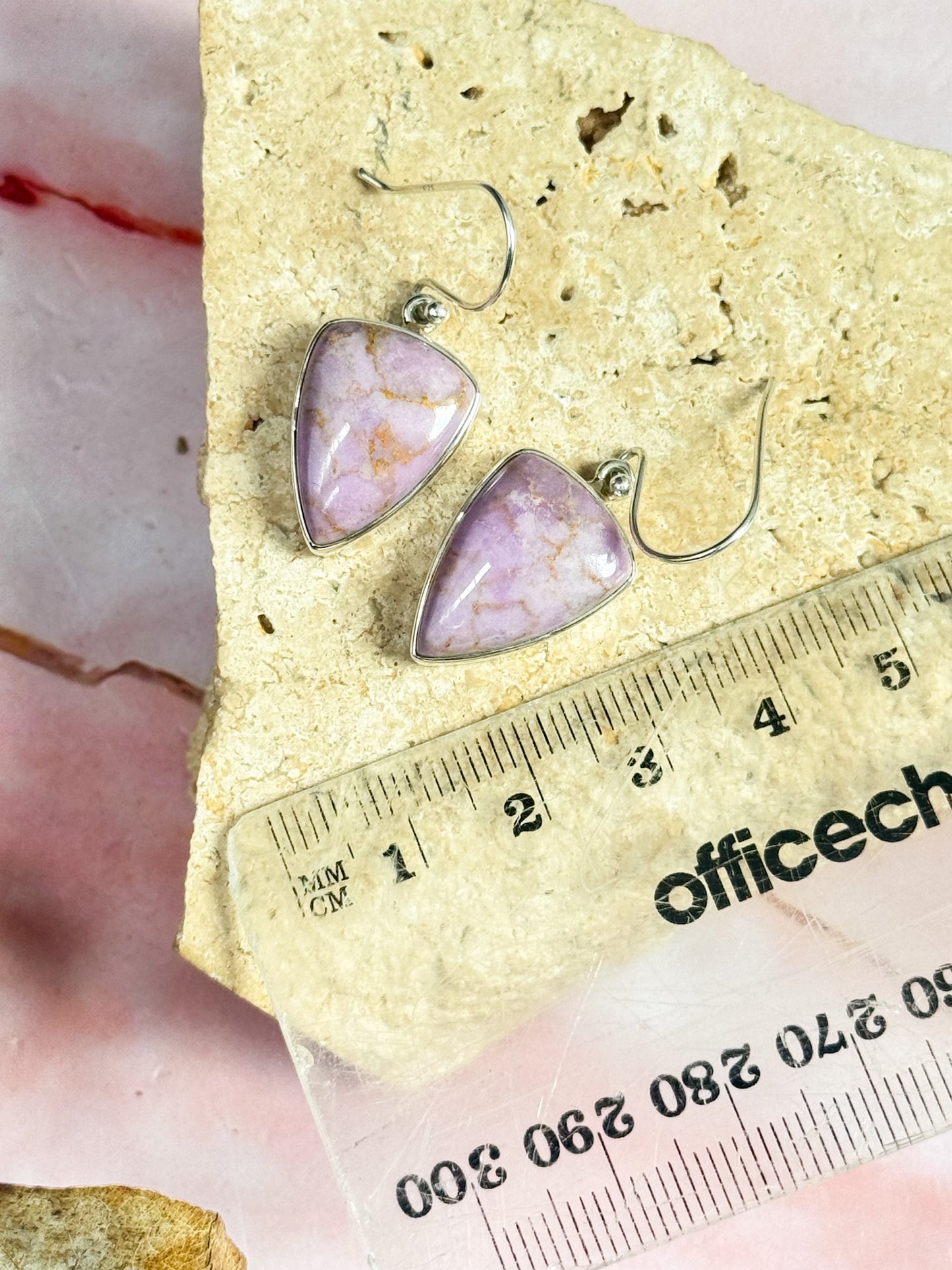 Phosphosiderite Earrings #1