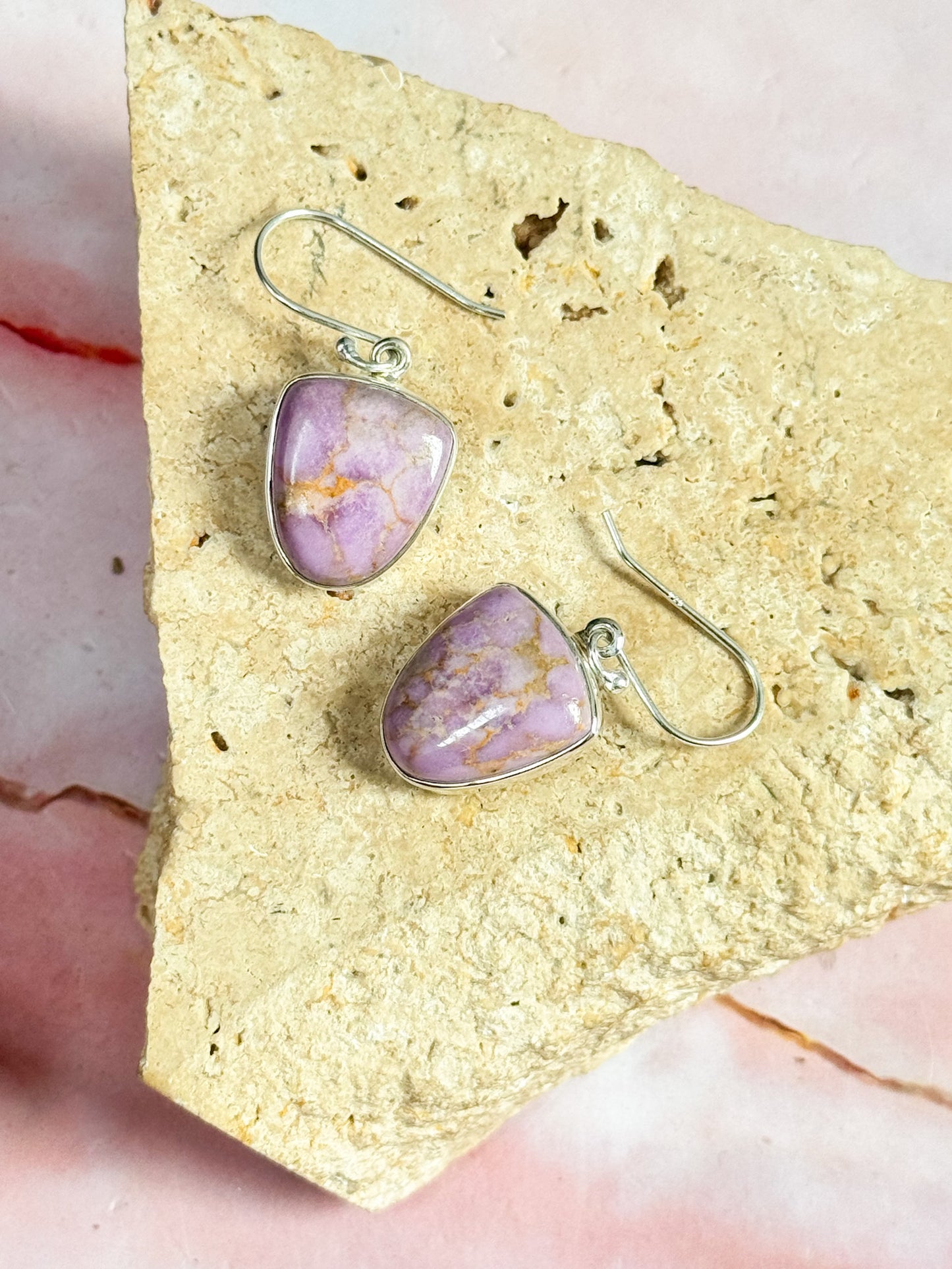 Phosphosiderite Earrings #2