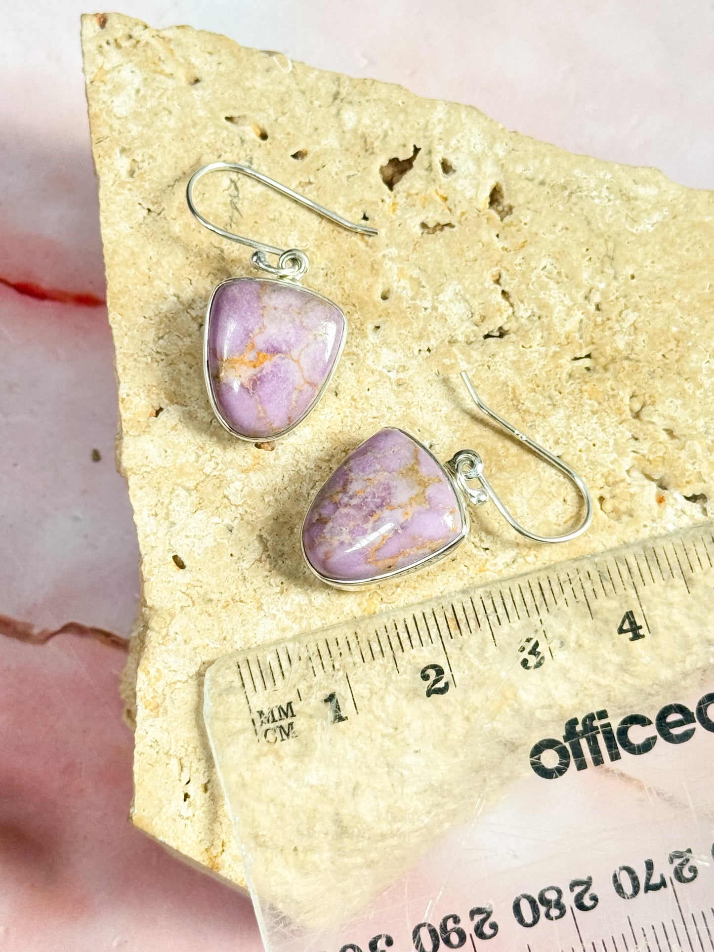 Phosphosiderite Earrings #2