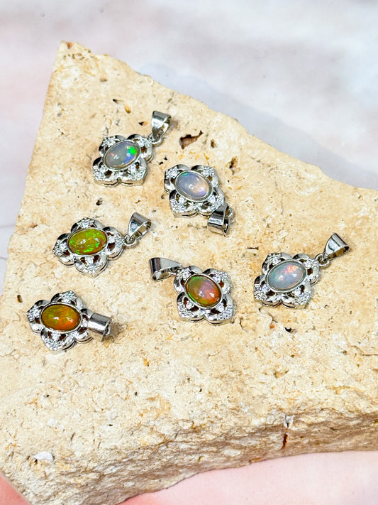 Ethiopian Opal Pendants
