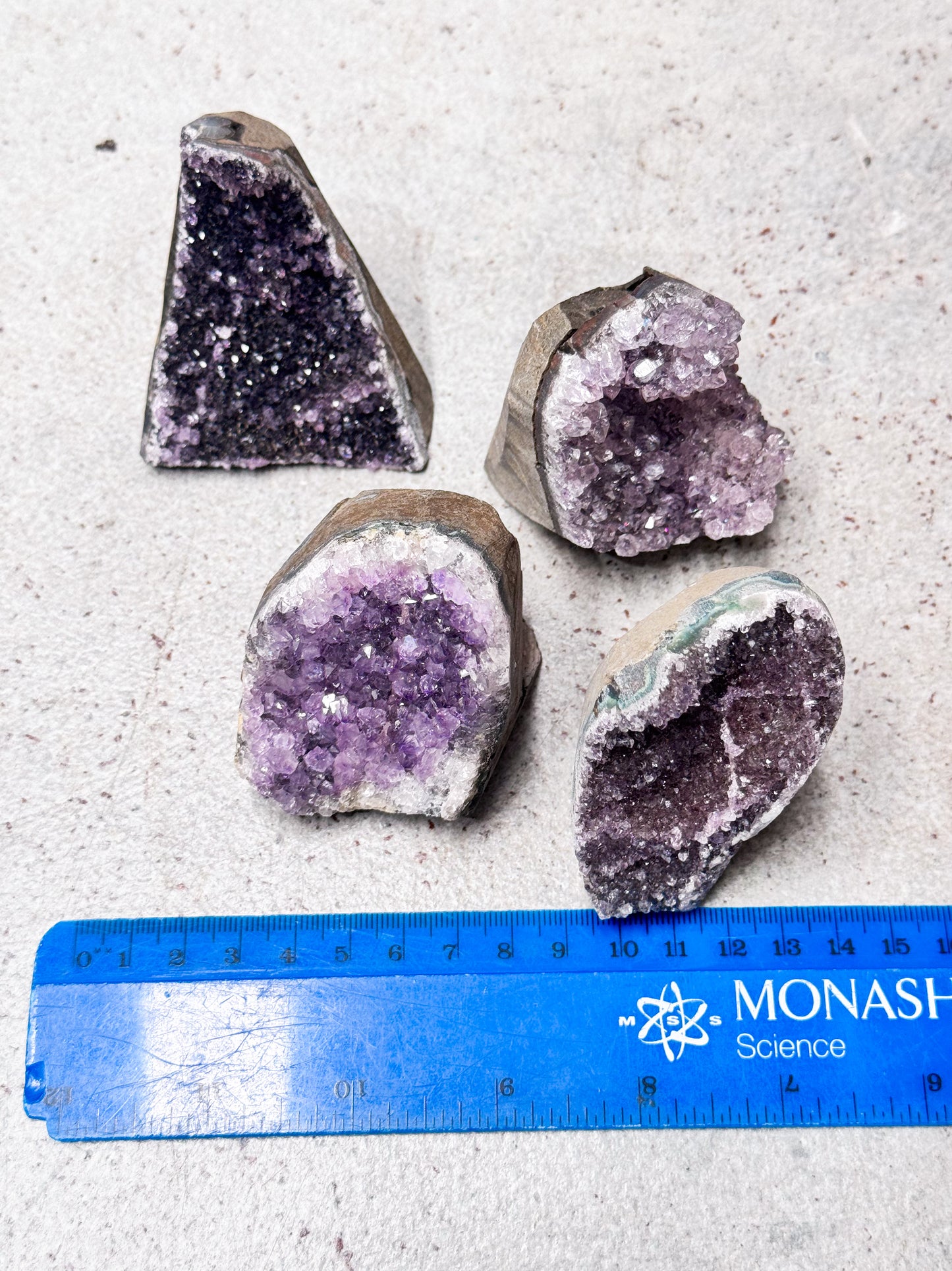 Amethyst Standing Clusters