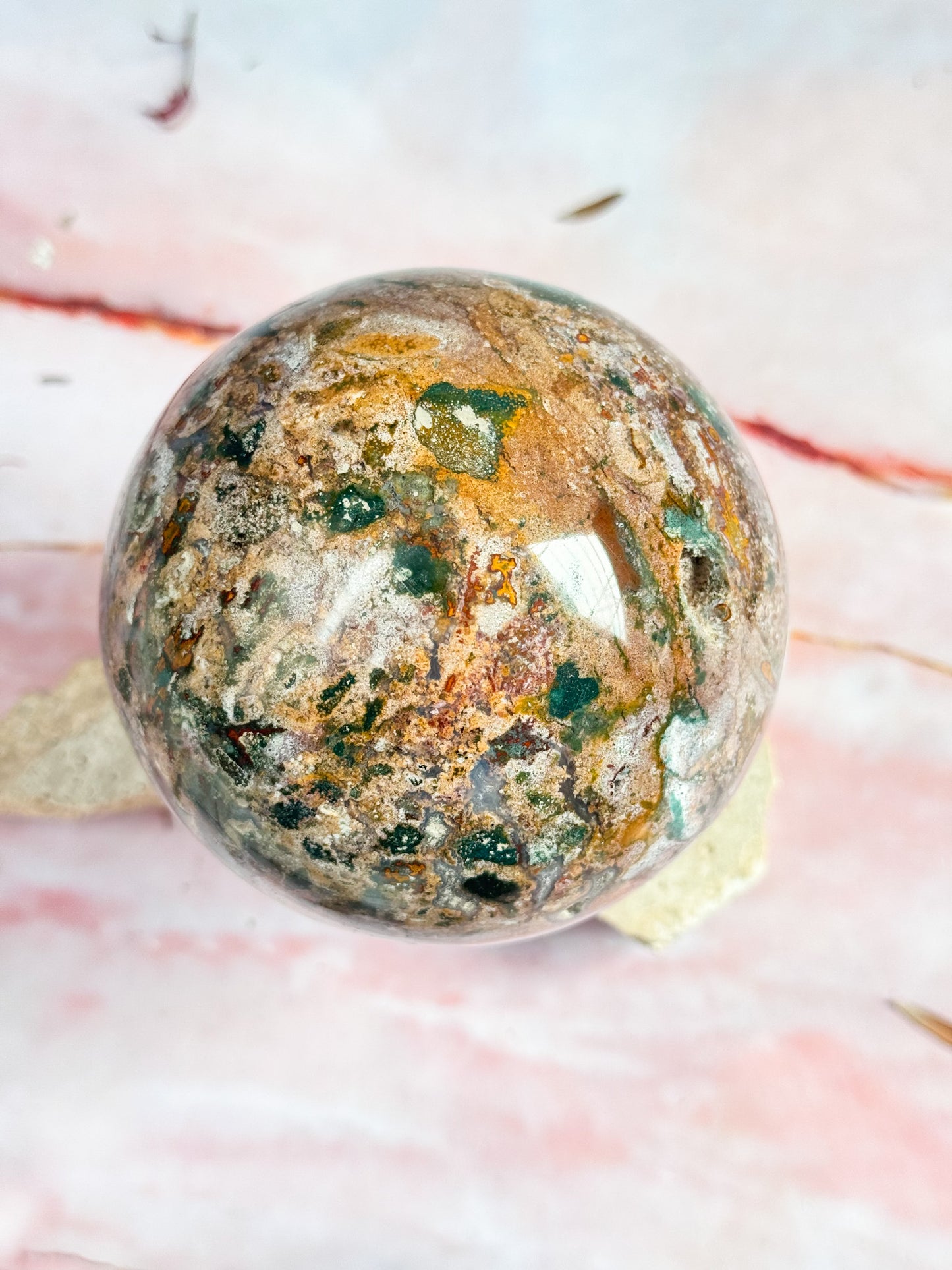 Ocean Jasper Sphere