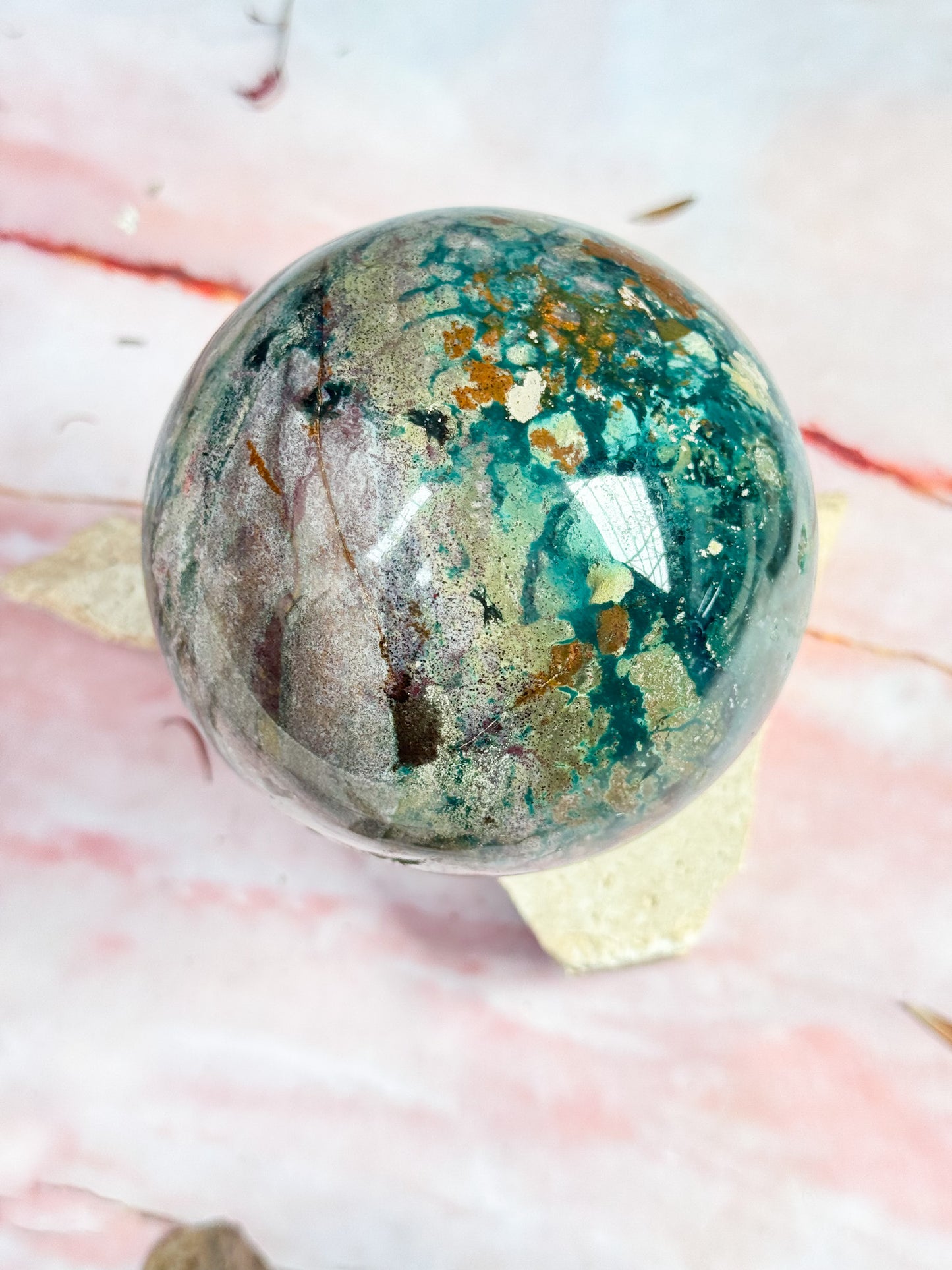 Ocean Jasper Sphere