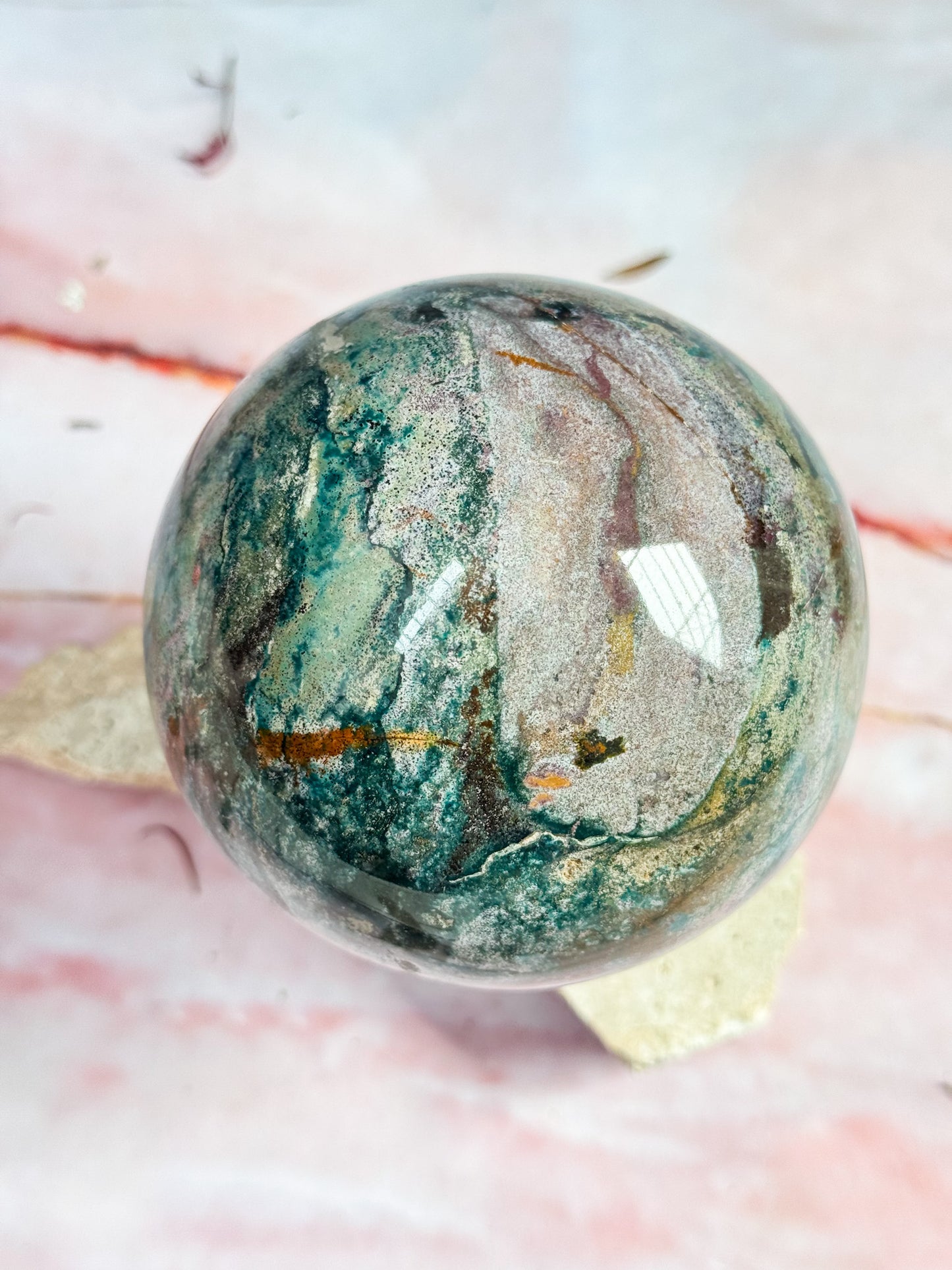Ocean Jasper Sphere