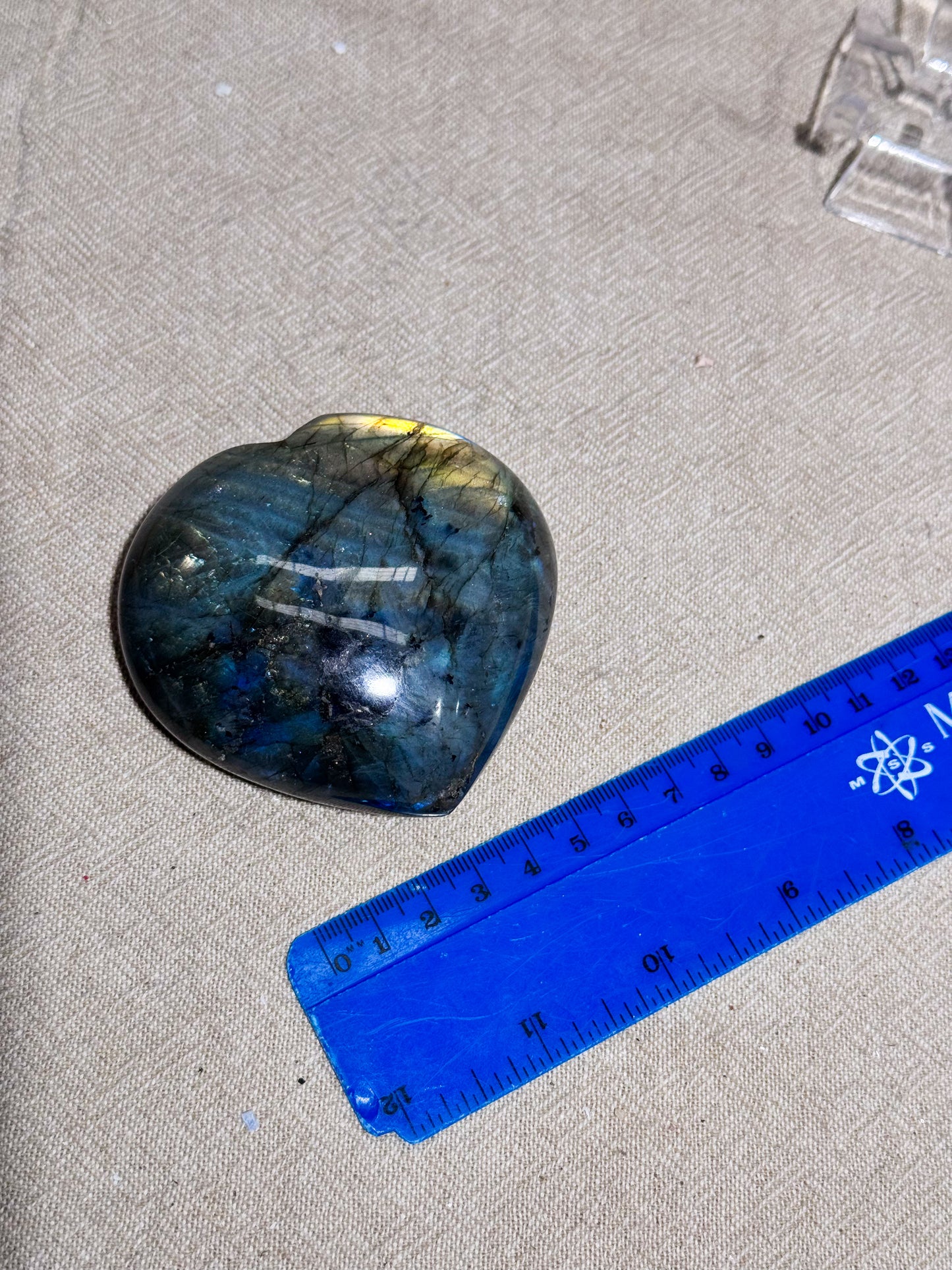 Labradorite Heart