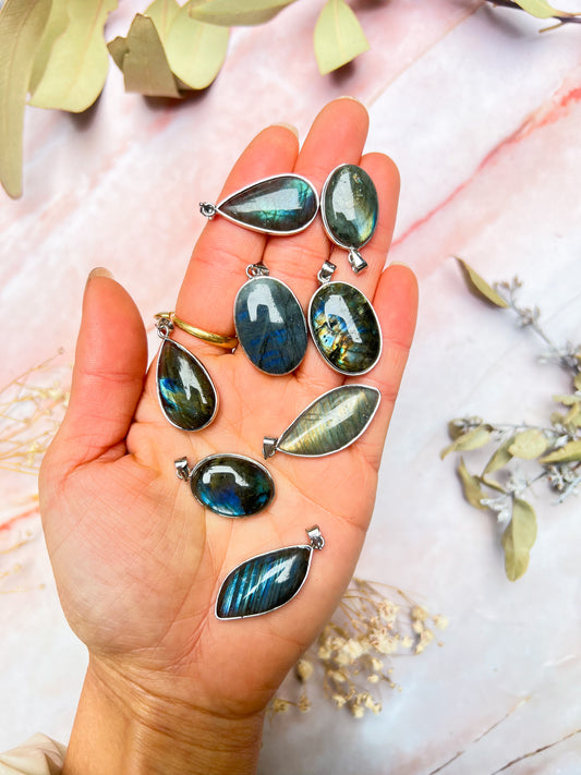 Labradorite Pendants