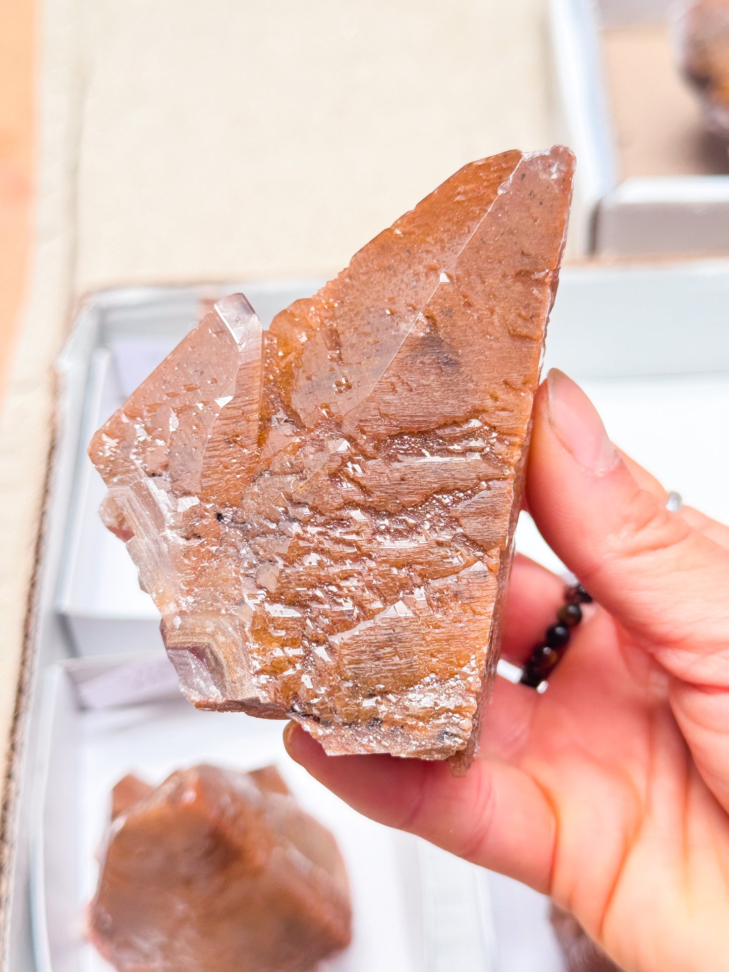 Hubei Wolf Tooth Calcite Clusters
