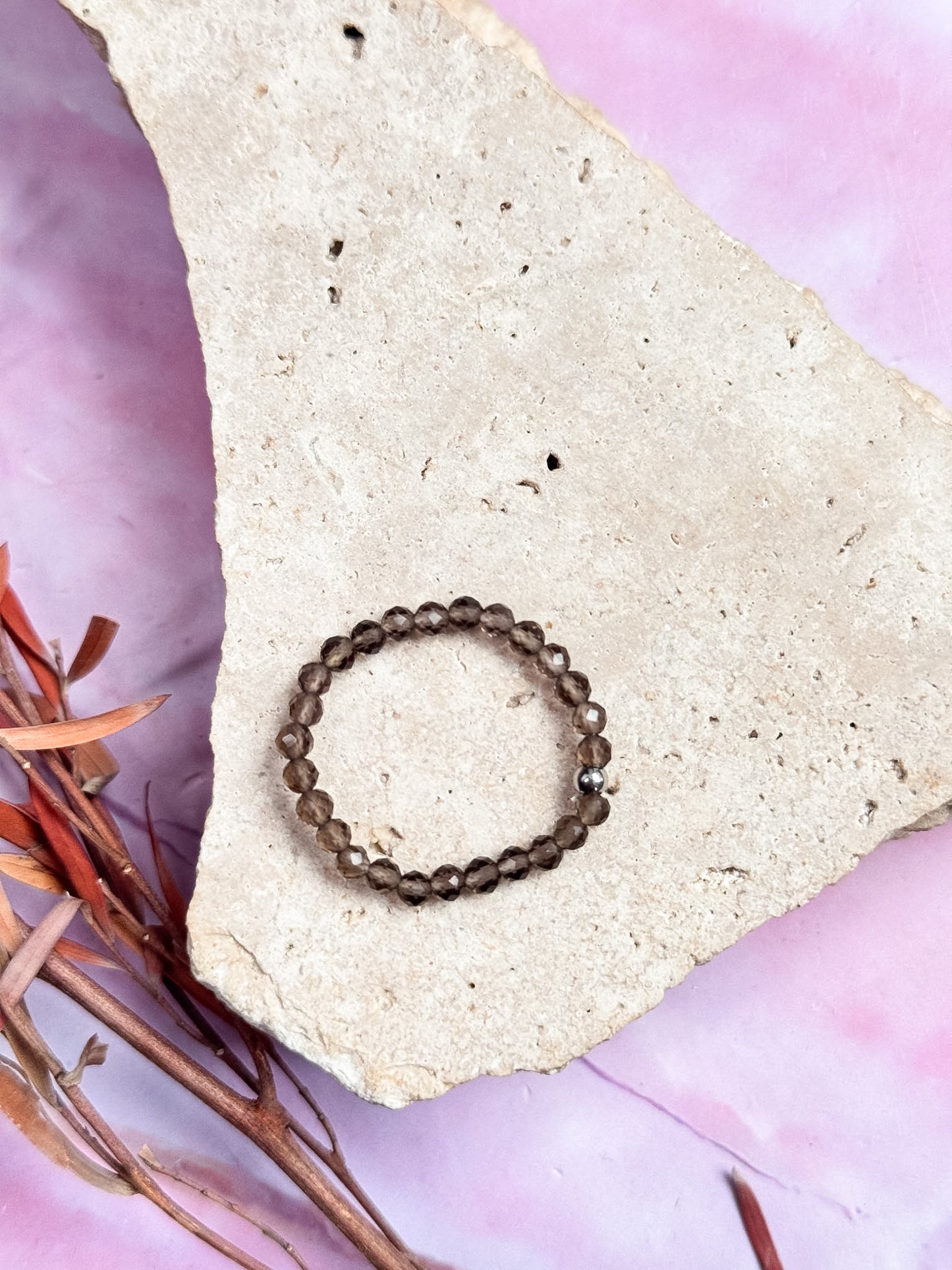 Faceted Anxiety Rings