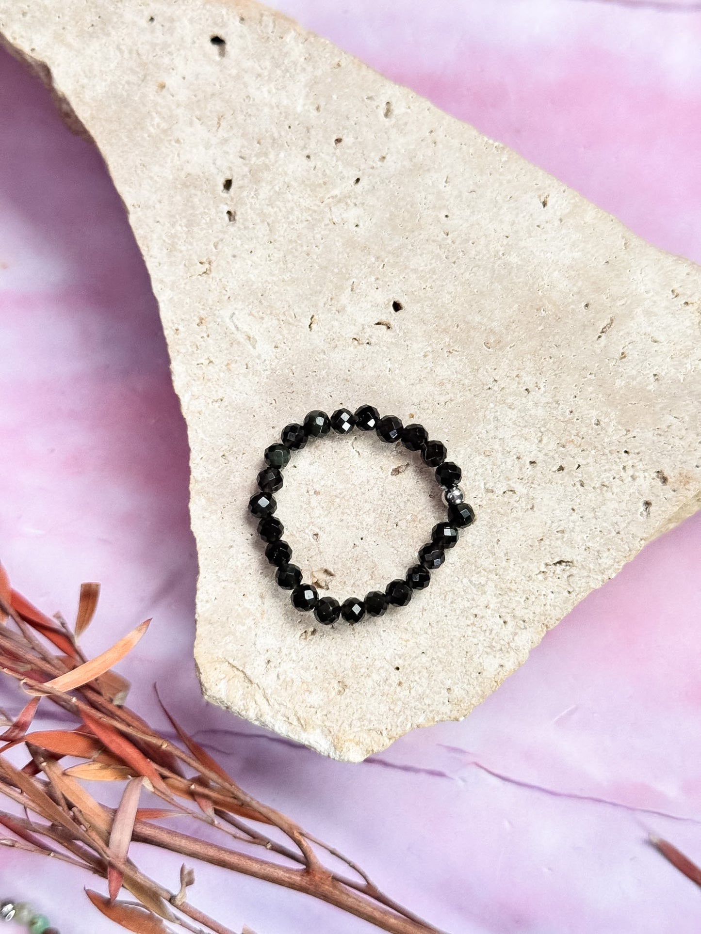 Faceted Anxiety Rings