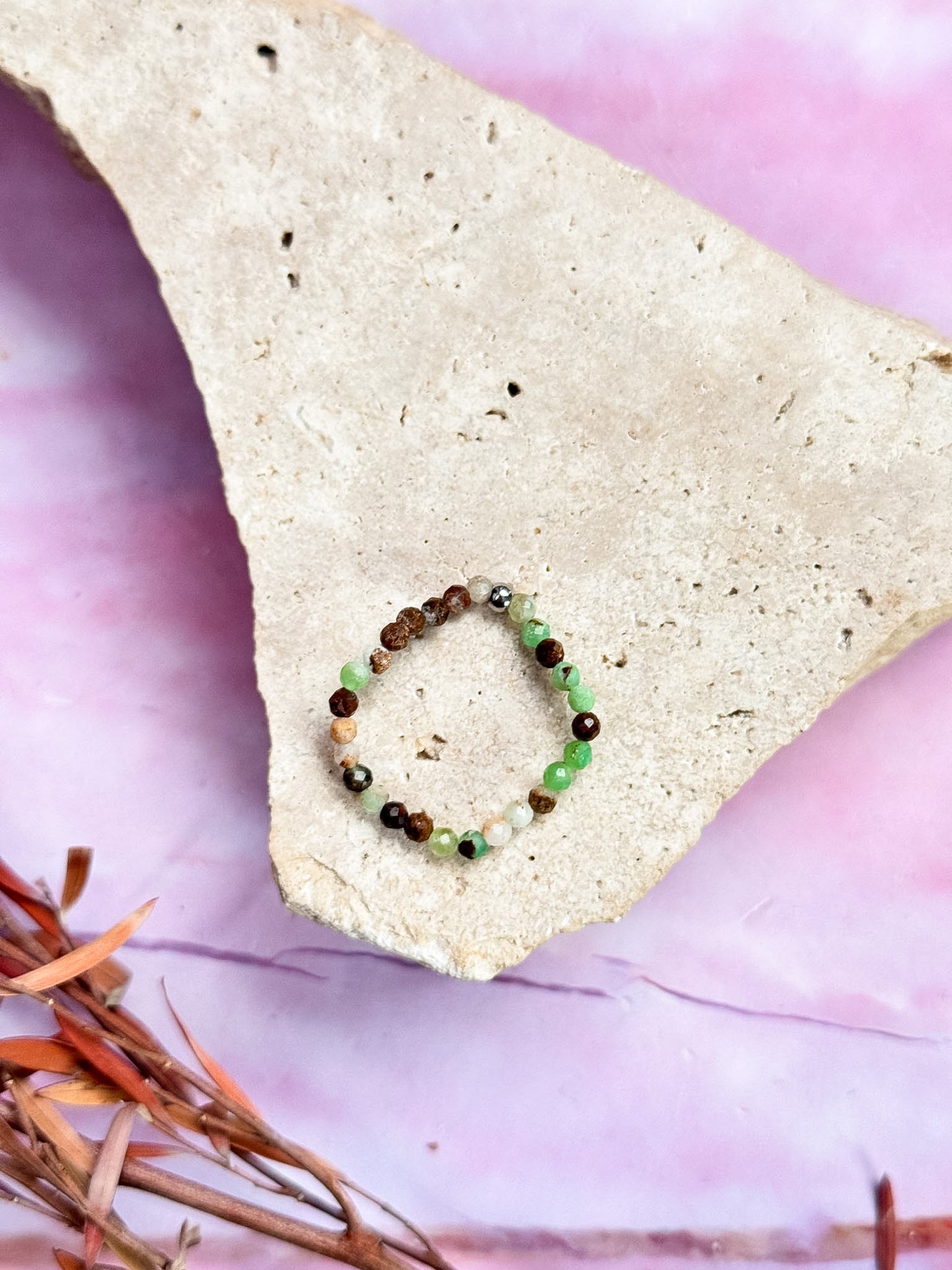 Faceted Anxiety Rings