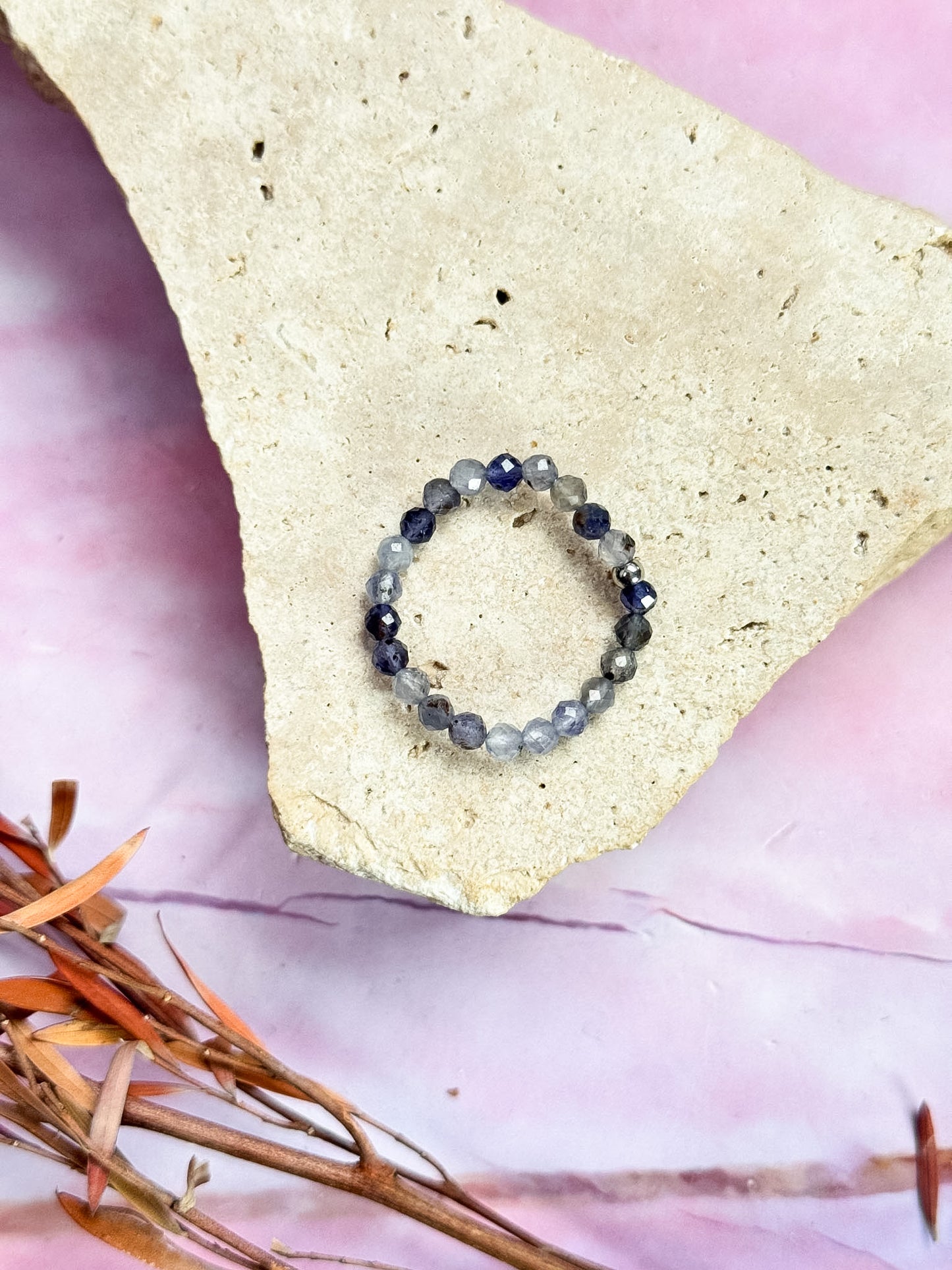 Faceted Anxiety Rings