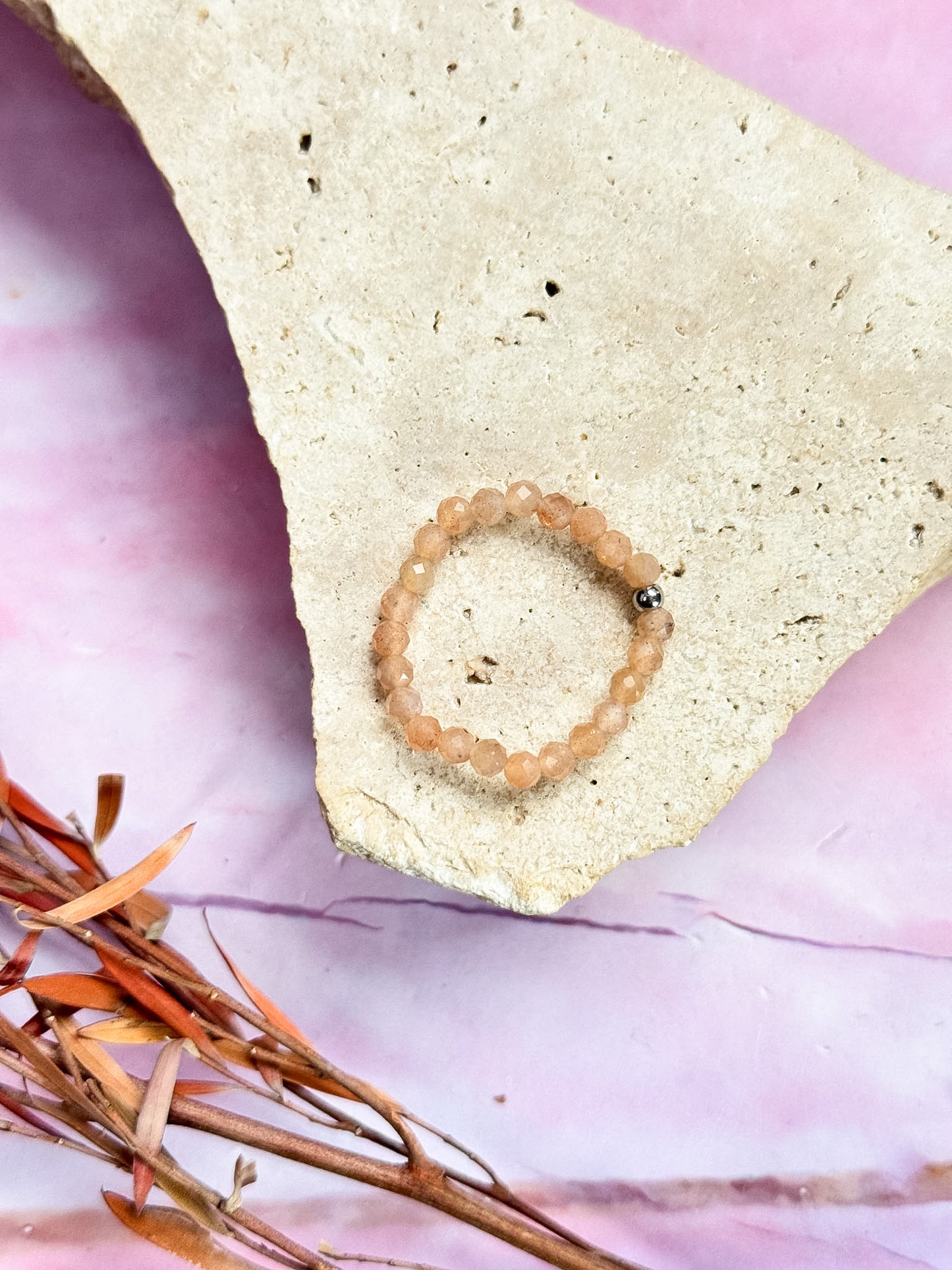 Faceted Anxiety Rings