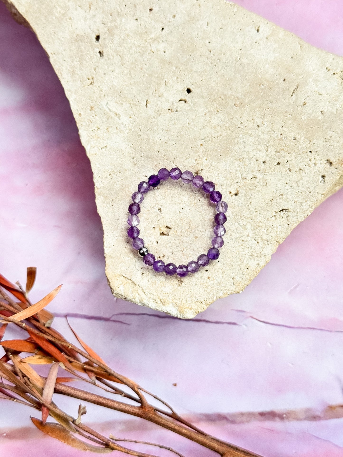 Faceted Anxiety Rings