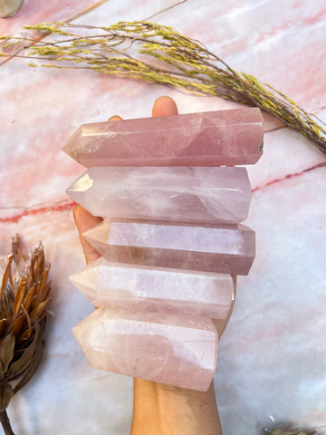 Rose Quartz Points