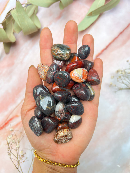 Brecciated Jasper Tumbles