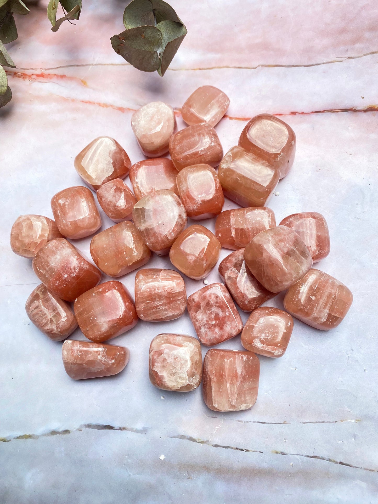Rose Calcite Tumbles