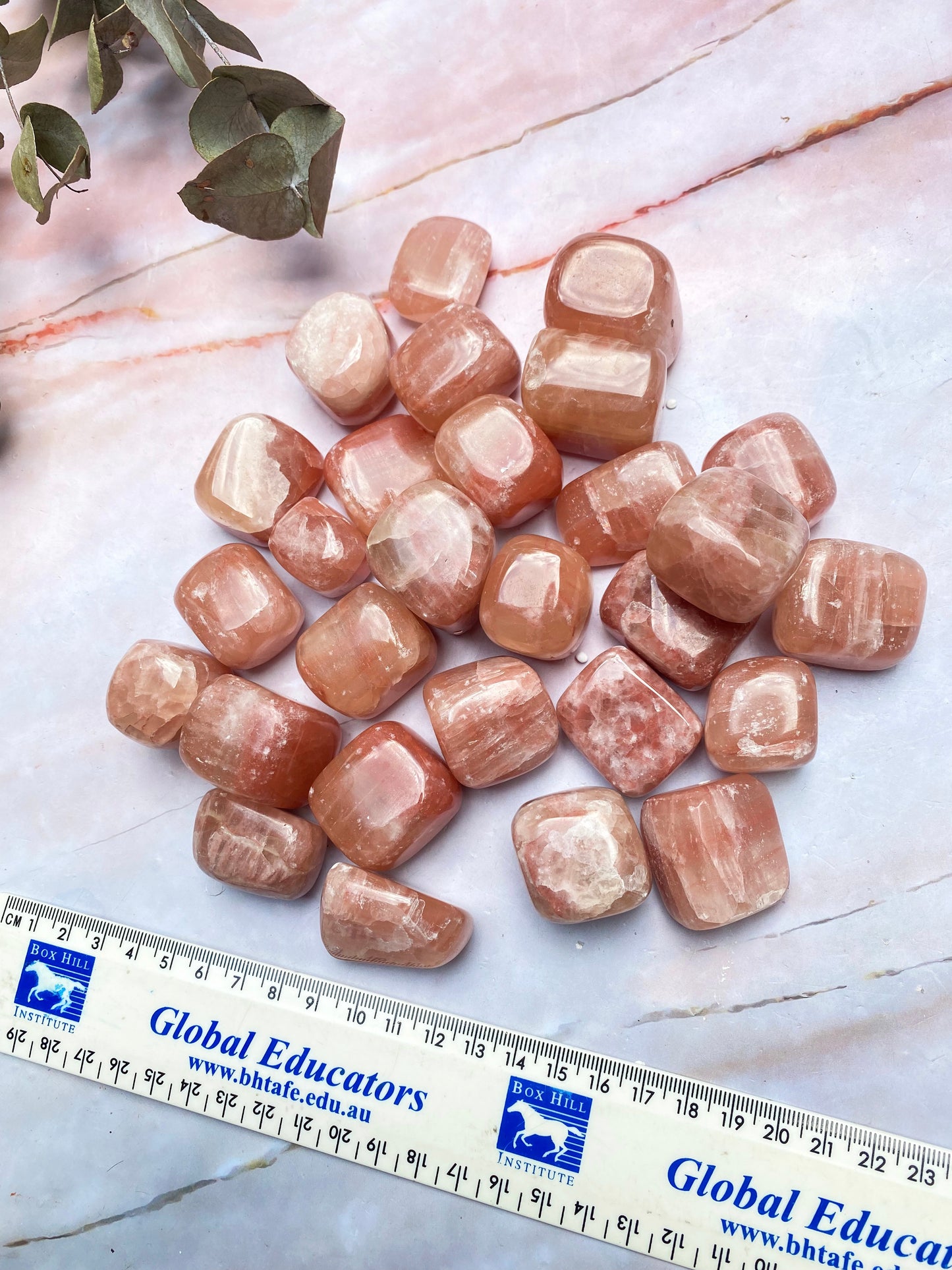 Rose Calcite Tumbles